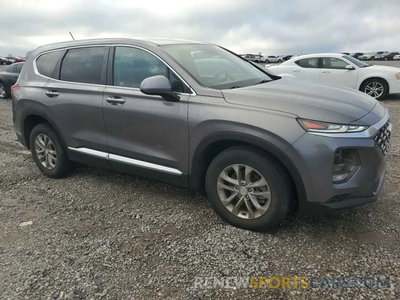 4 fotografías del automóvil dañado 5NMS2CADXLH170733 HYUNDAI SANTA FE 2020