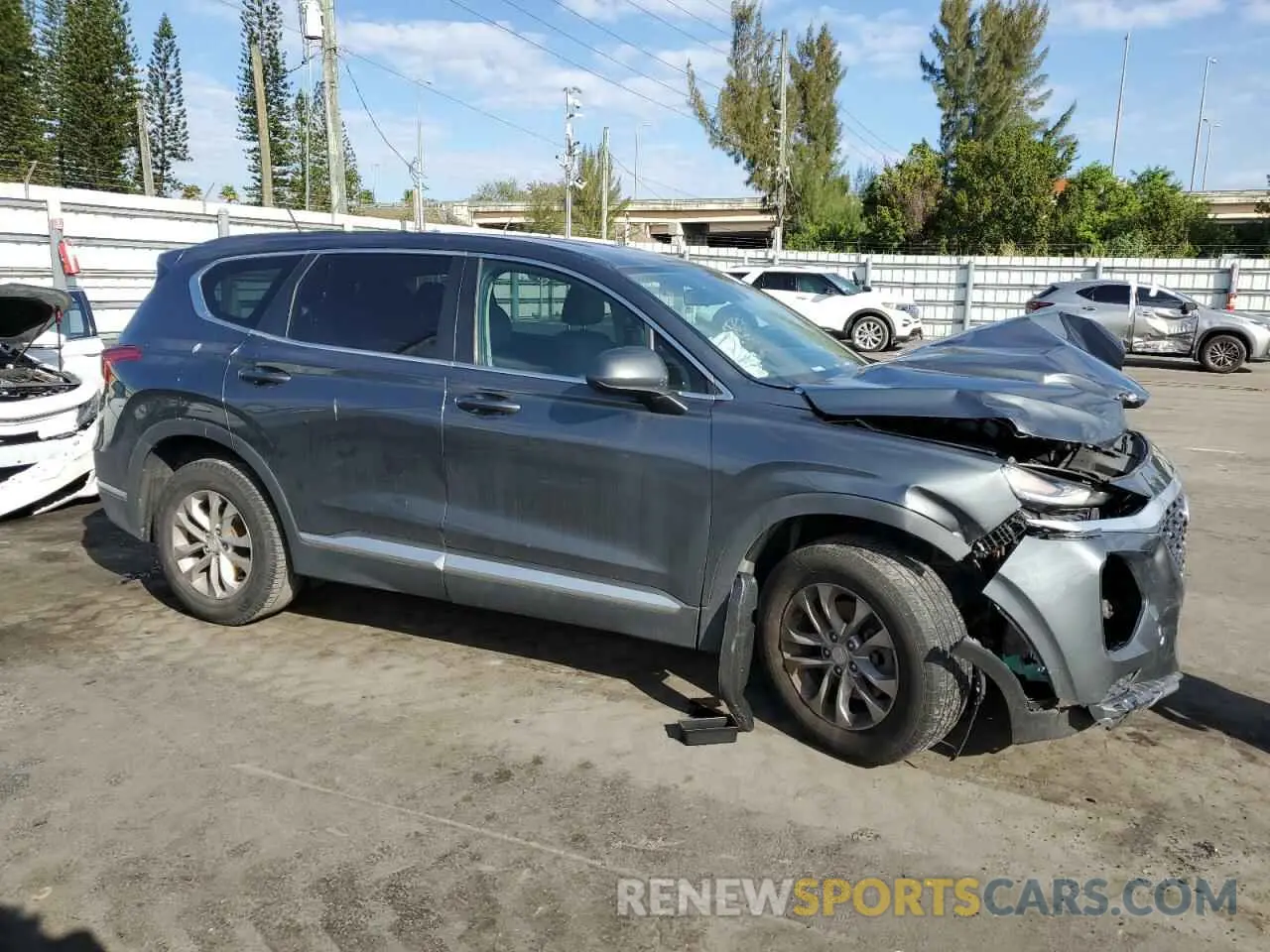 4 fotografías del automóvil dañado 5NMS2CADXLH218344 HYUNDAI SANTA FE 2020