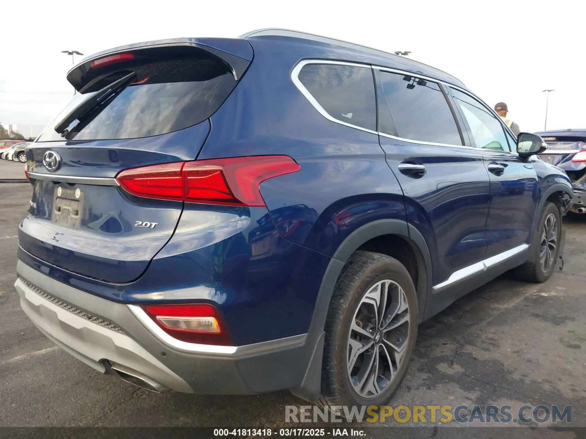 4 fotografías del automóvil dañado 5NMS33AA2LH156683 HYUNDAI SANTA FE 2020
