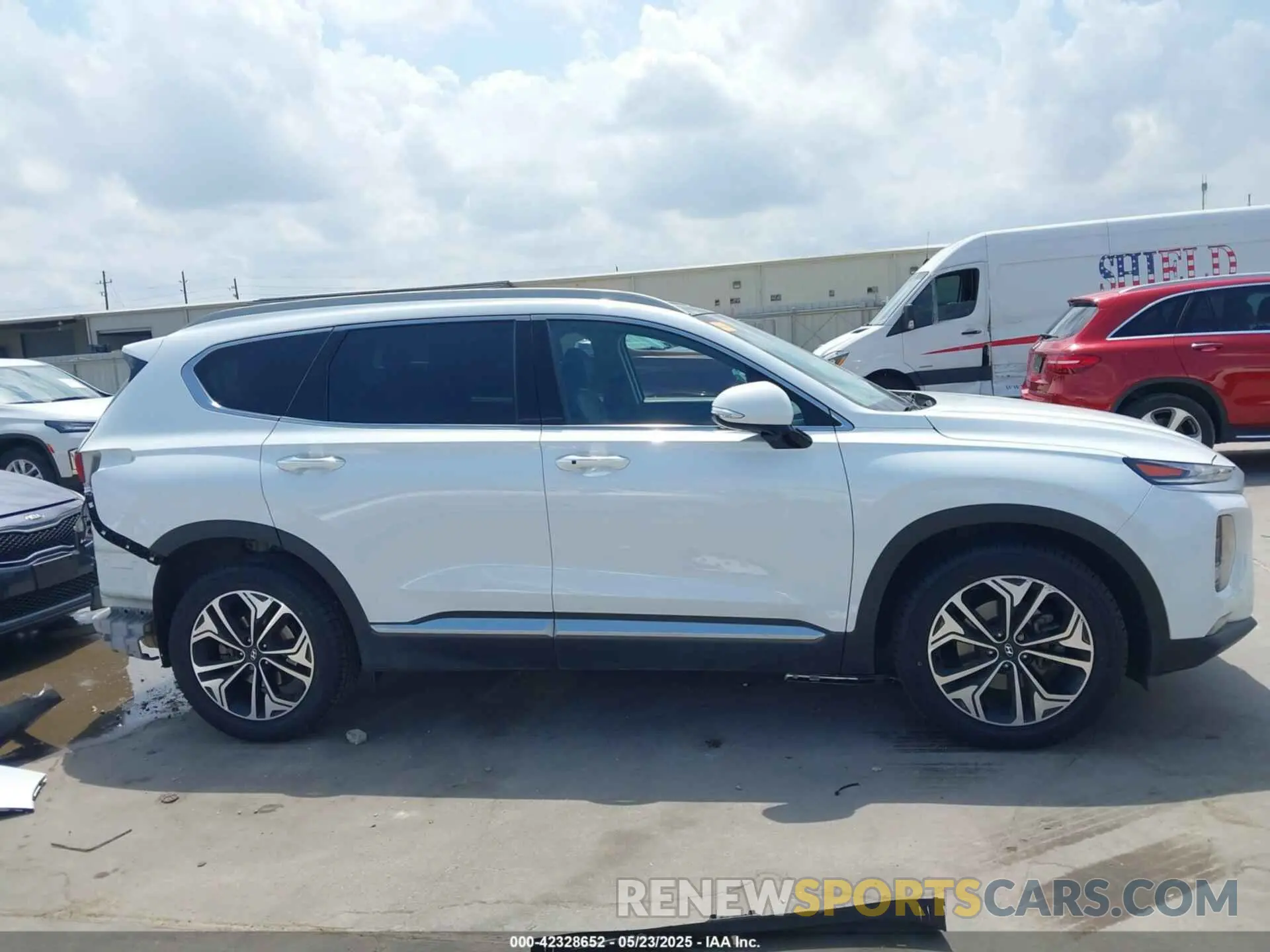 14 fotografías del automóvil dañado 5NMS33AA2LH214808 HYUNDAI SANTA FE 2020