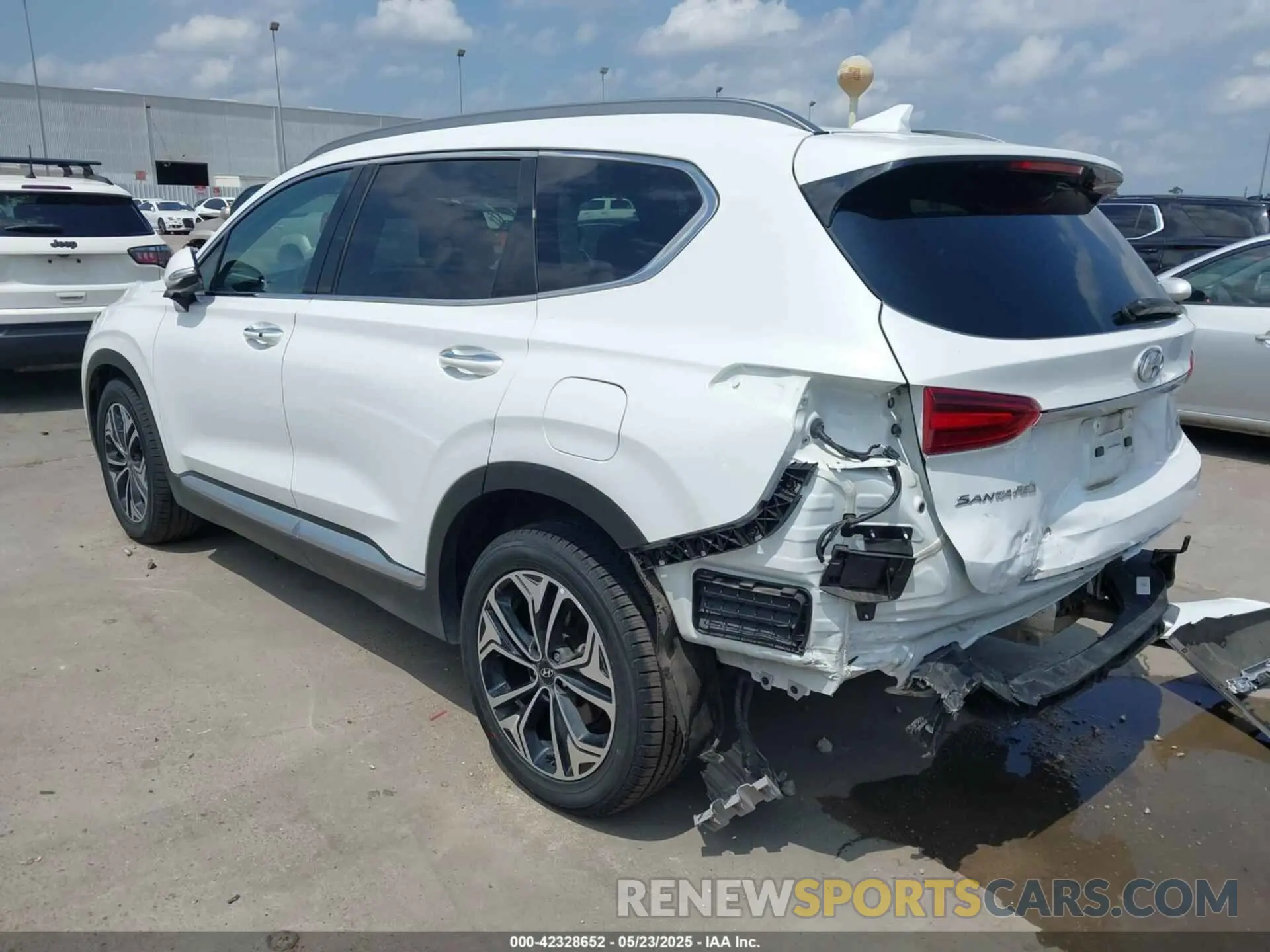 3 fotografías del automóvil dañado 5NMS33AA2LH214808 HYUNDAI SANTA FE 2020