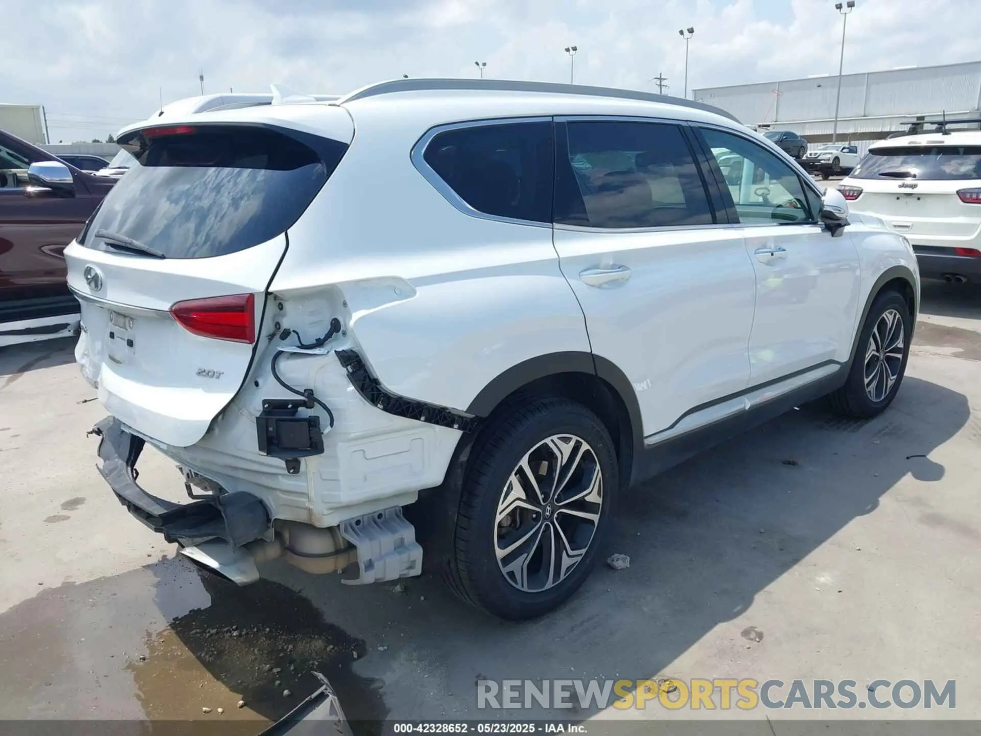 4 fotografías del automóvil dañado 5NMS33AA2LH214808 HYUNDAI SANTA FE 2020