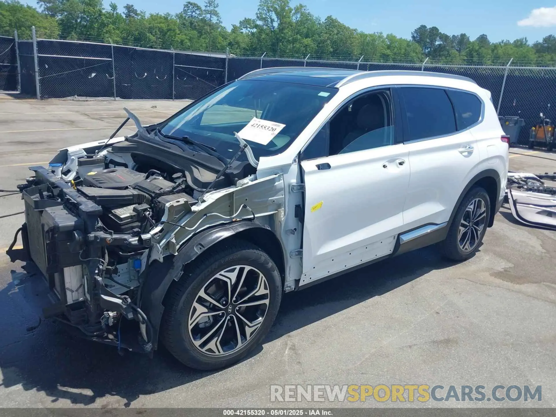 2 fotografías del automóvil dañado 5NMS33AA2LH294515 HYUNDAI SANTA FE 2020