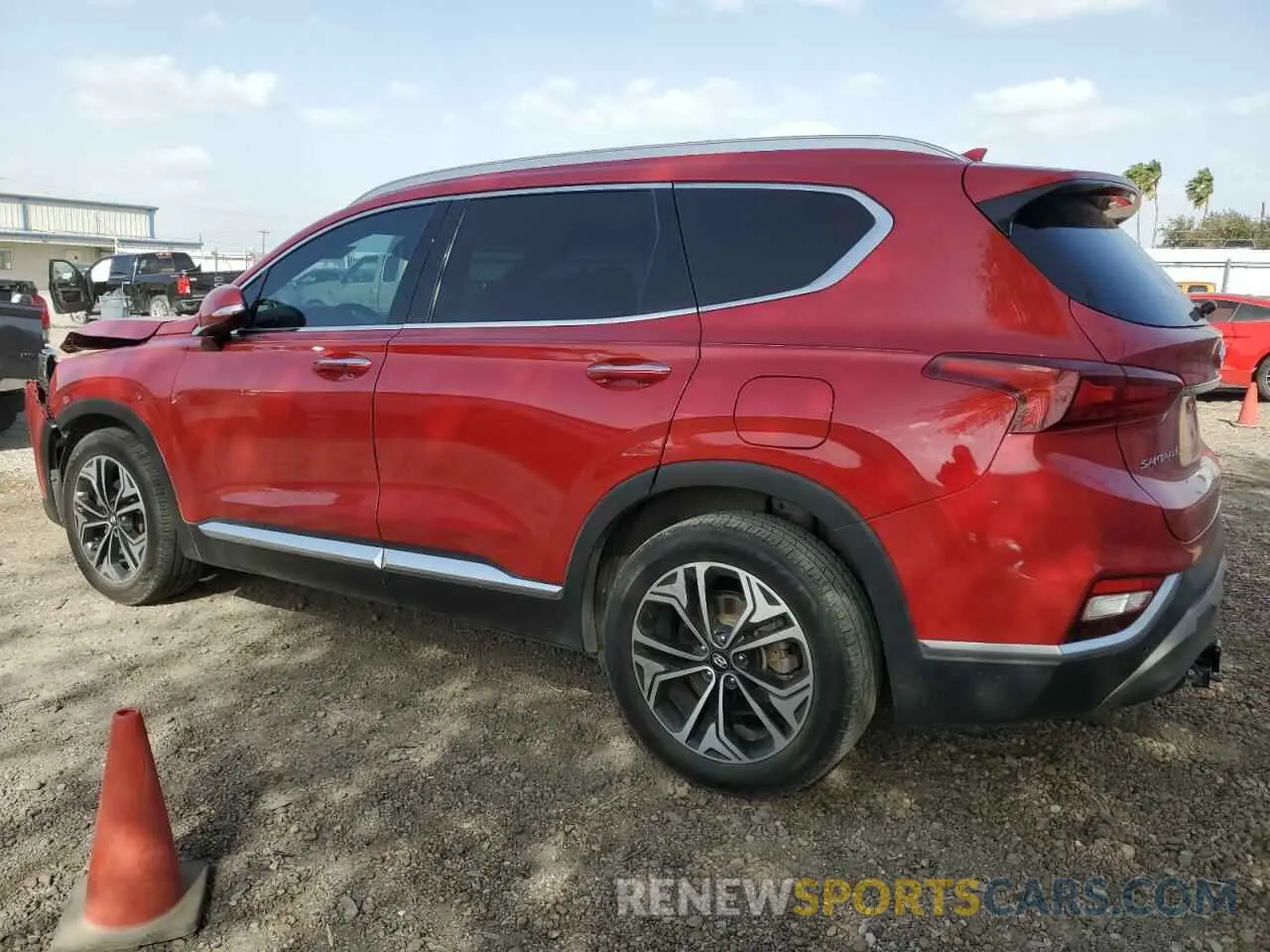 2 fotografías del automóvil dañado 5NMS33AA5LH292127 HYUNDAI SANTA FE 2020