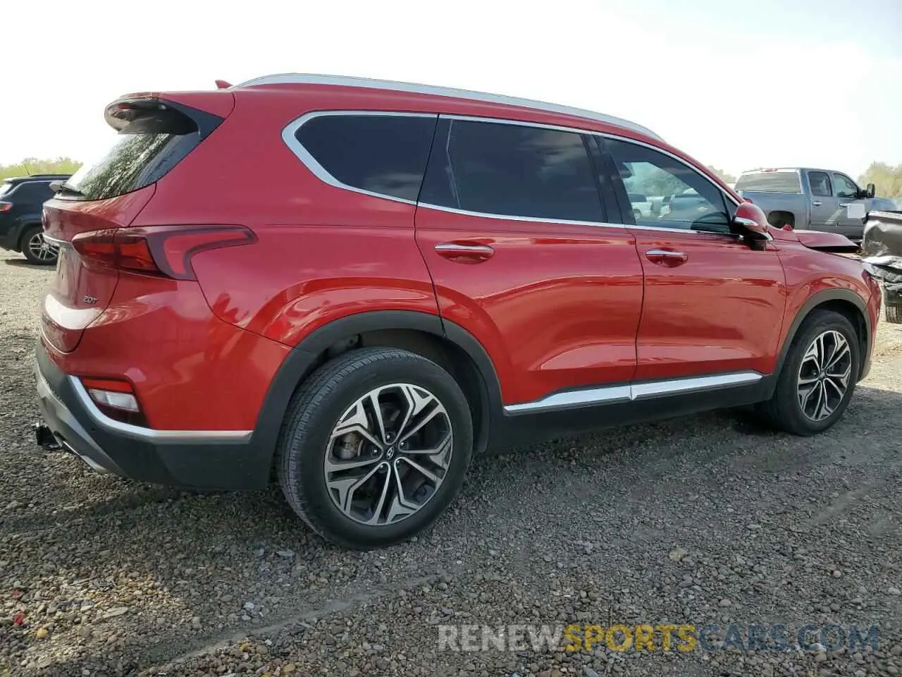 3 fotografías del automóvil dañado 5NMS33AA5LH292127 HYUNDAI SANTA FE 2020