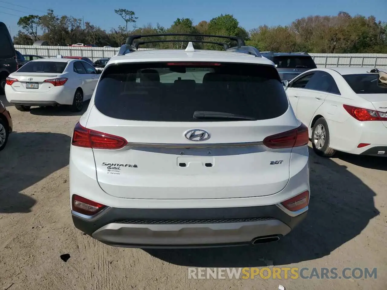 6 fotografías del automóvil dañado 5NMS33AA6LH283176 HYUNDAI SANTA FE 2020
