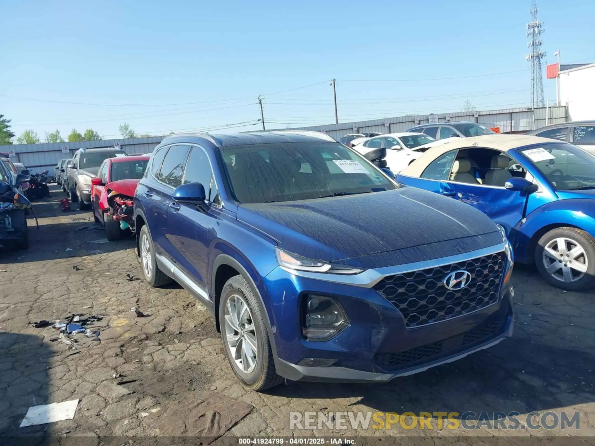 1 fotografías del automóvil dañado 5NMS33AD0LH166882 HYUNDAI SANTA FE 2020