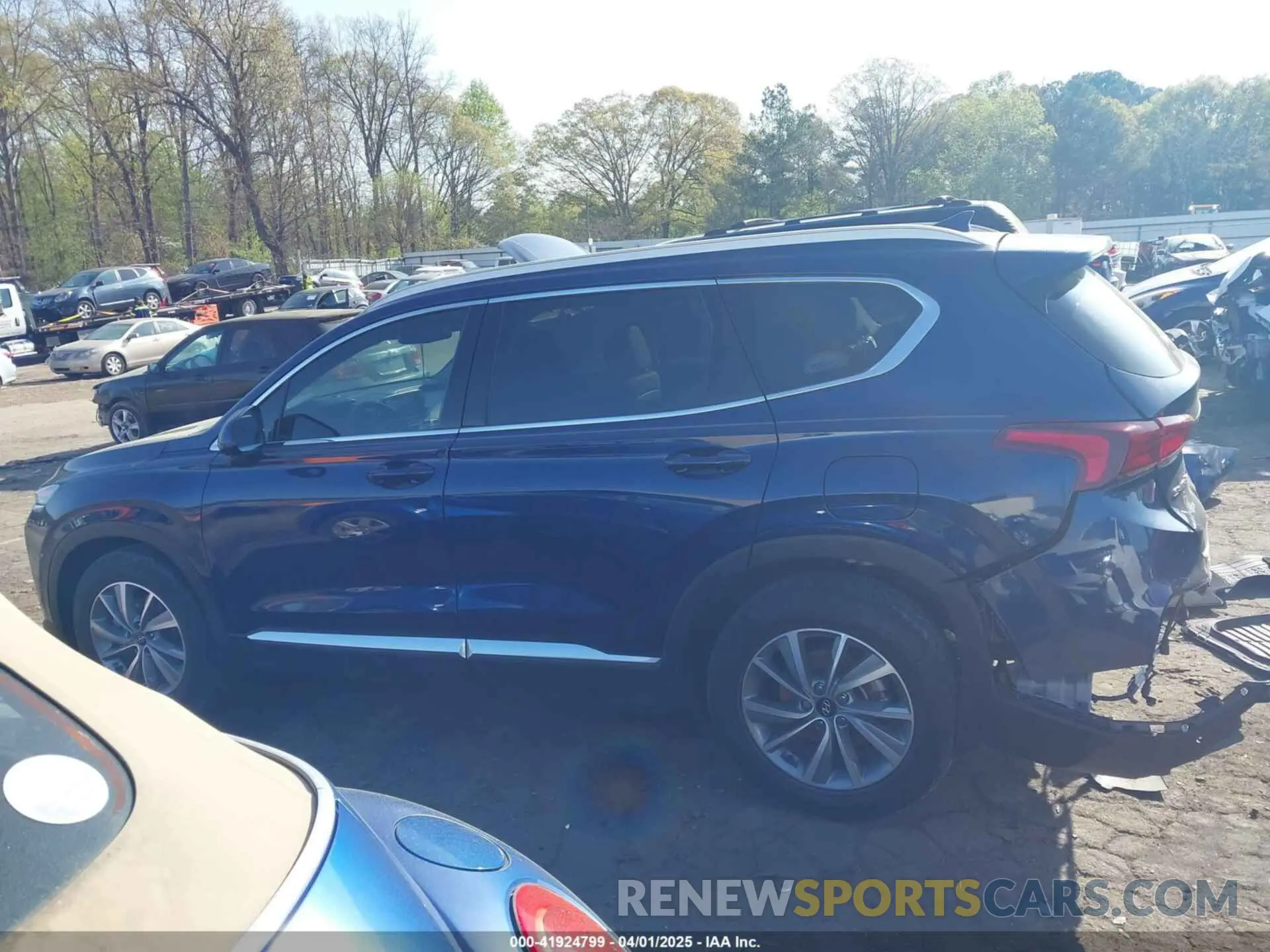 14 fotografías del automóvil dañado 5NMS33AD0LH166882 HYUNDAI SANTA FE 2020