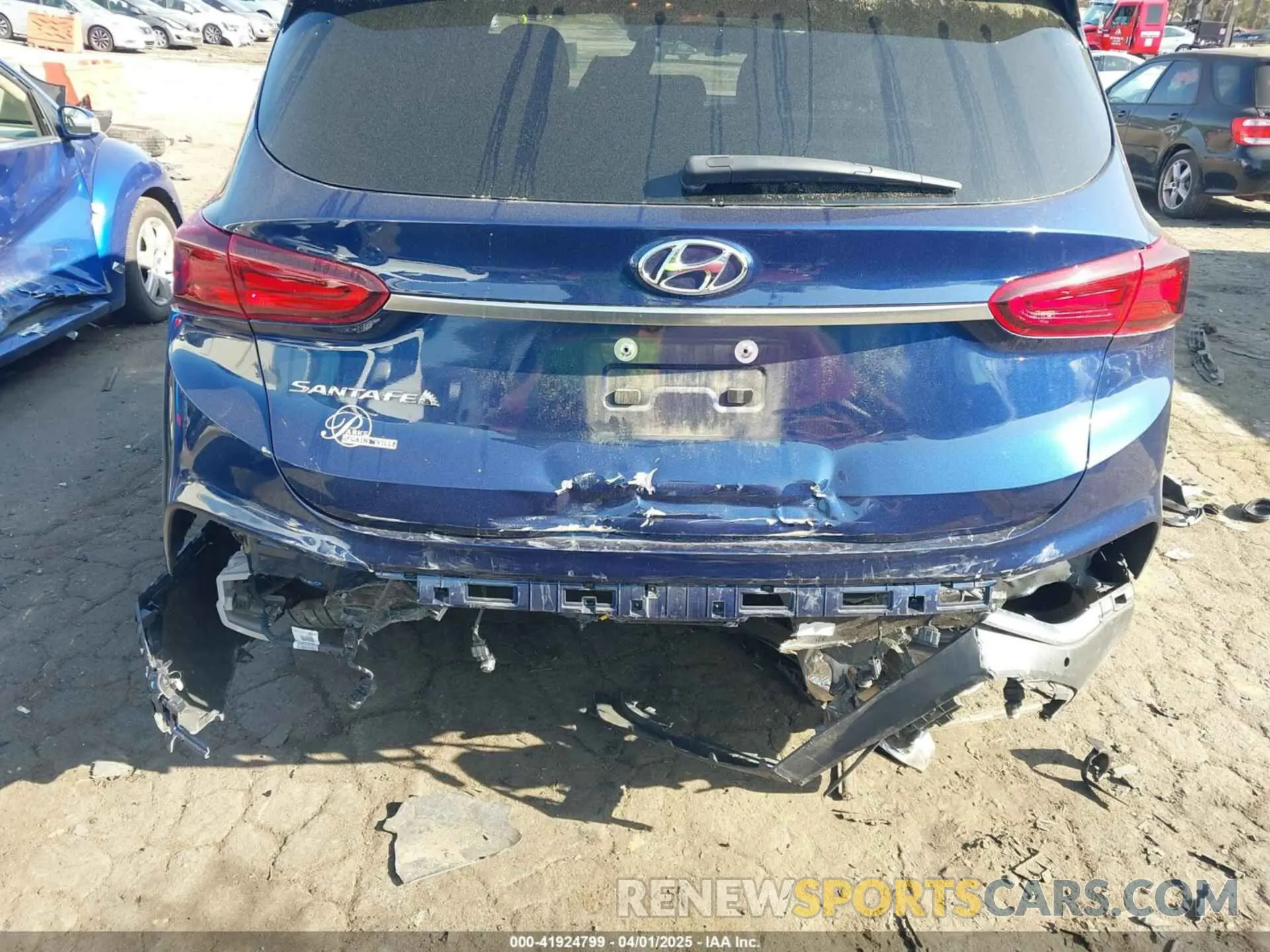 6 fotografías del automóvil dañado 5NMS33AD0LH166882 HYUNDAI SANTA FE 2020