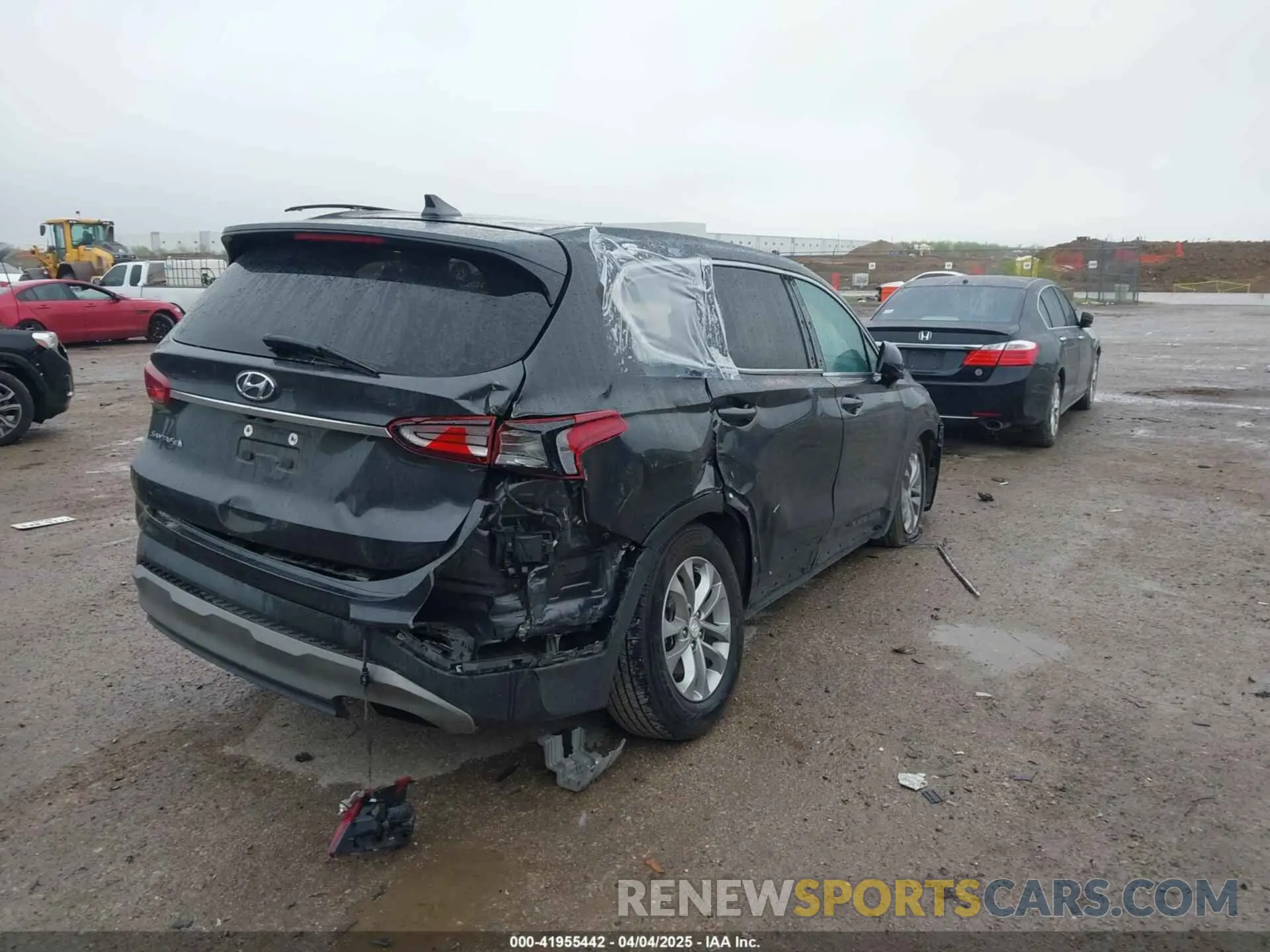 4 fotografías del automóvil dañado 5NMS33AD0LH224067 HYUNDAI SANTA FE 2020
