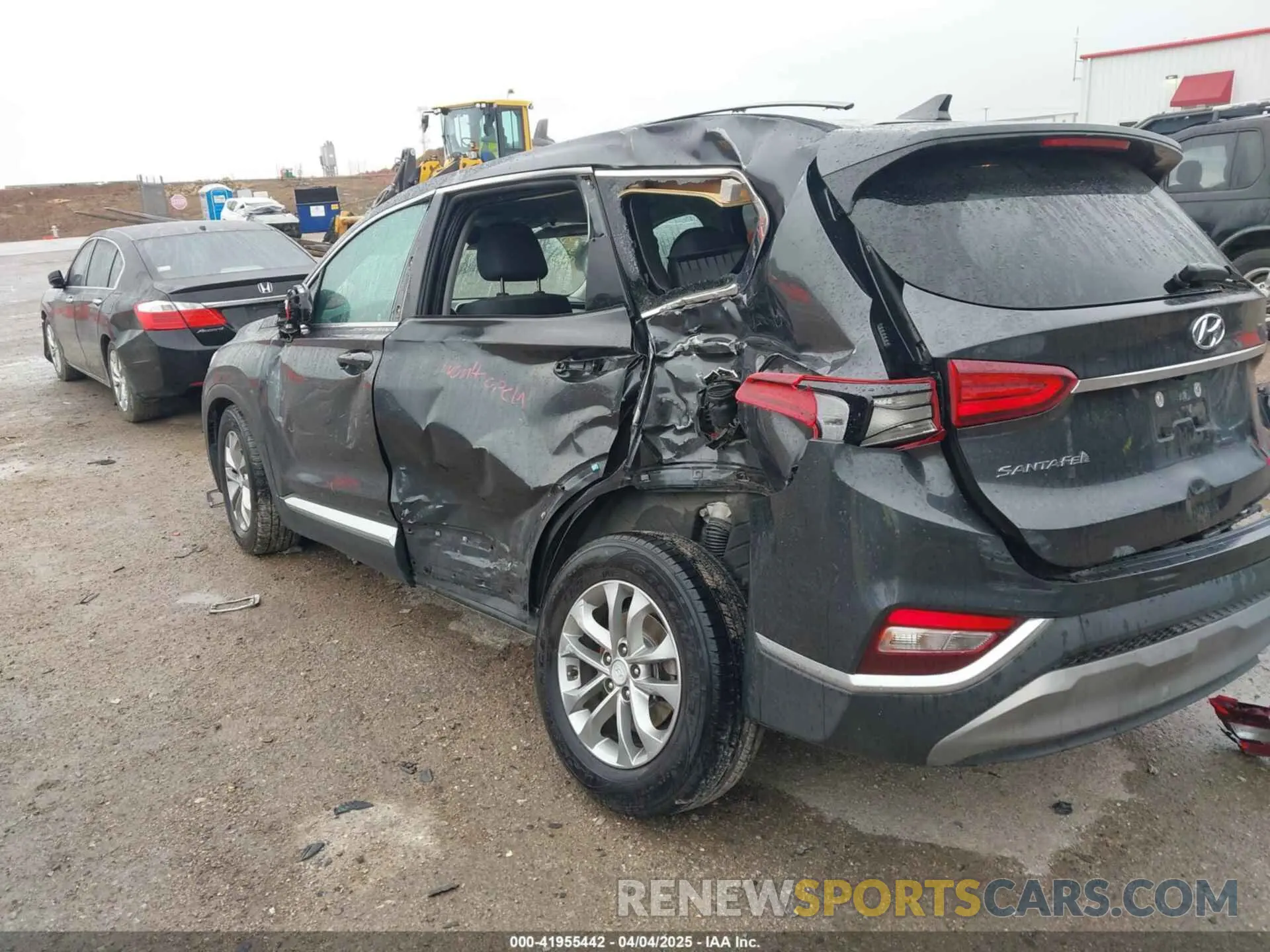 6 fotografías del automóvil dañado 5NMS33AD0LH224067 HYUNDAI SANTA FE 2020