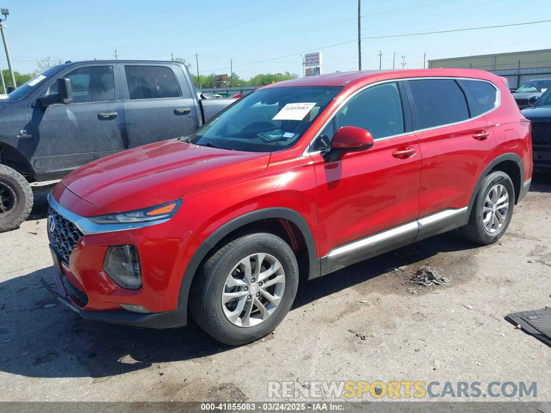 2 fotografías del automóvil dañado 5NMS33AD0LH229799 HYUNDAI SANTA FE 2020