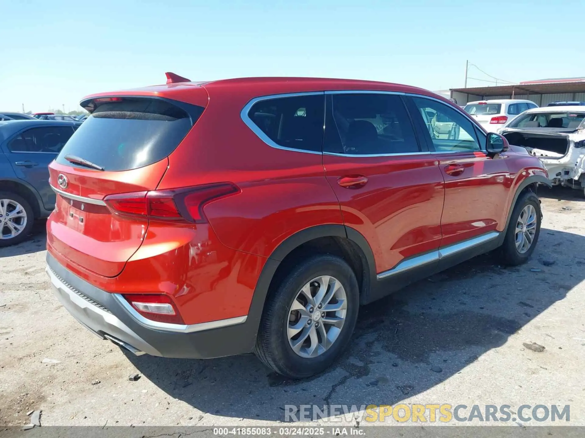 4 fotografías del automóvil dañado 5NMS33AD0LH229799 HYUNDAI SANTA FE 2020
