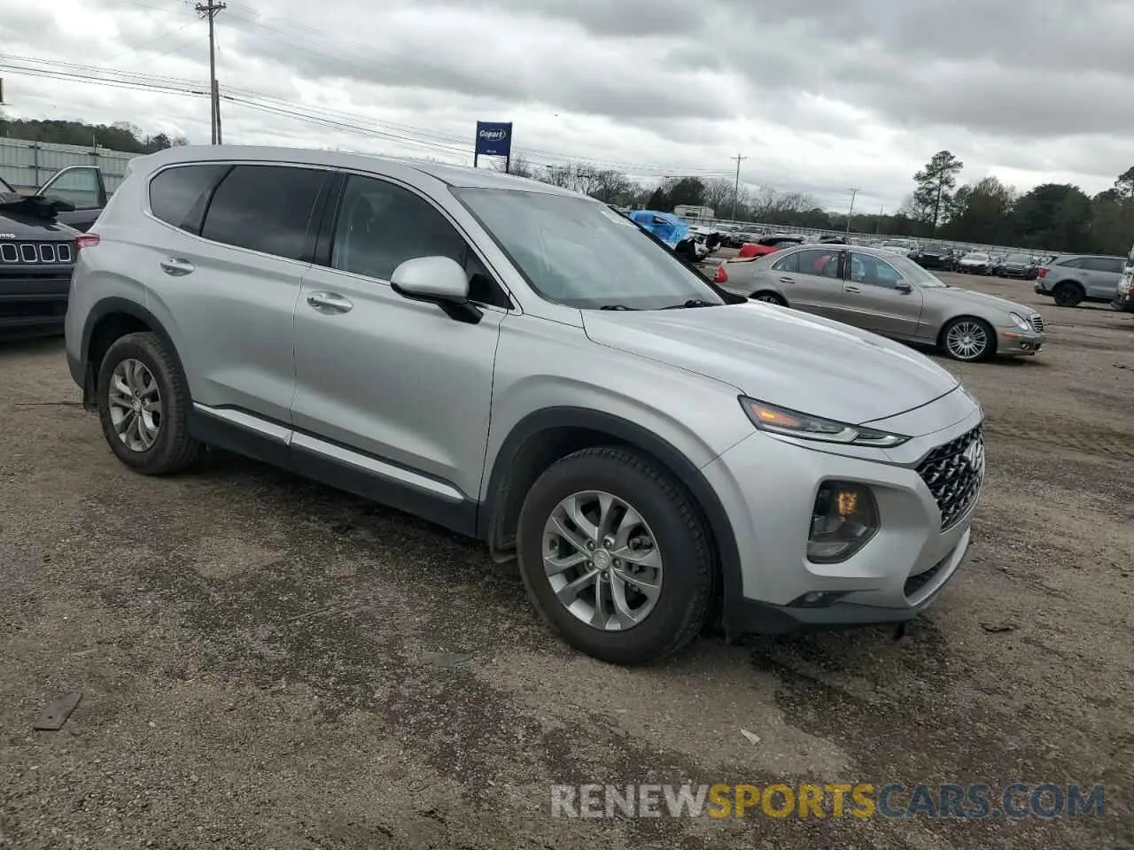 4 fotografías del automóvil dañado 5NMS33AD1LH166194 HYUNDAI SANTA FE 2020