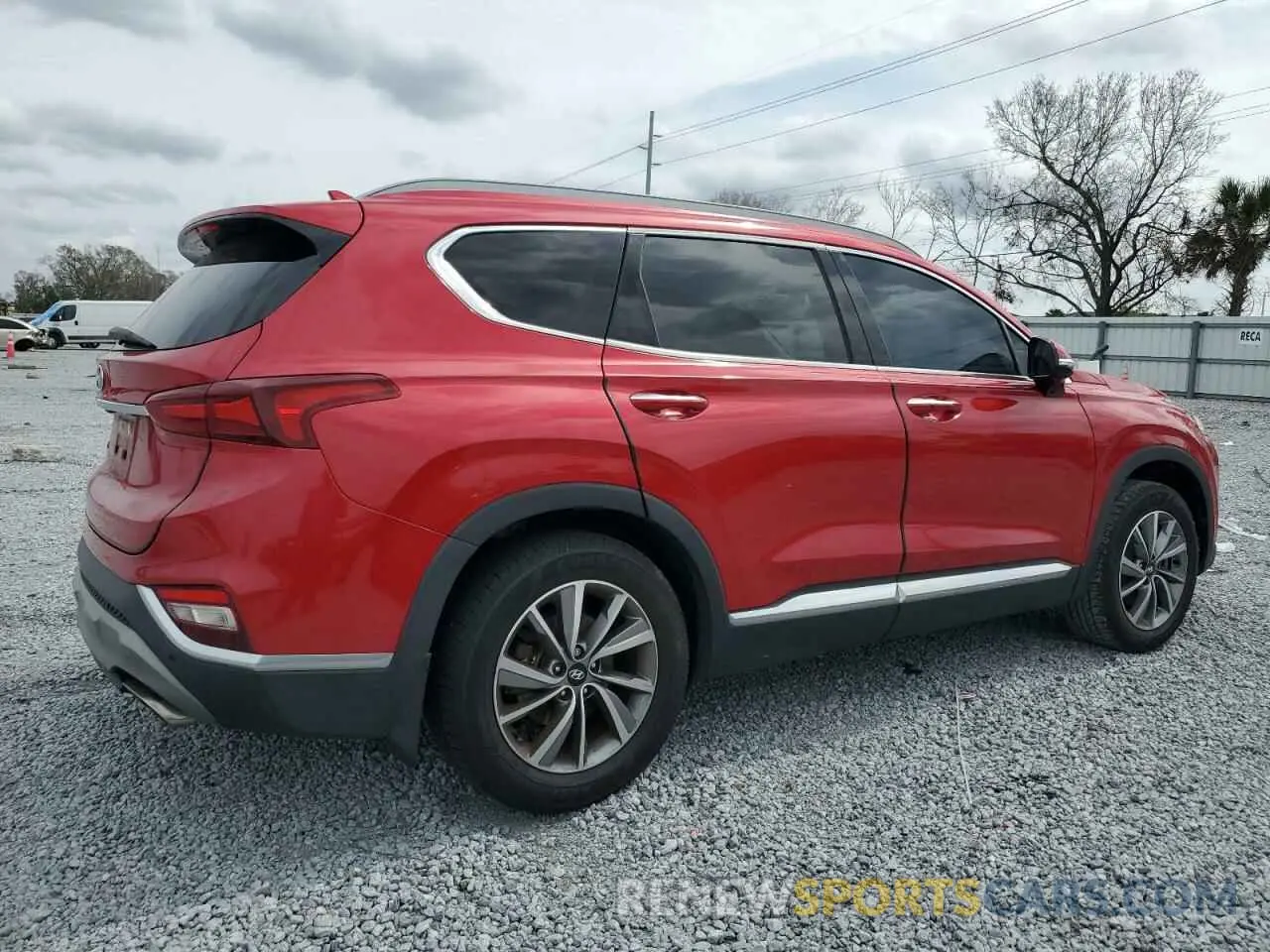 3 fotografías del automóvil dañado 5NMS33AD1LH214390 HYUNDAI SANTA FE 2020
