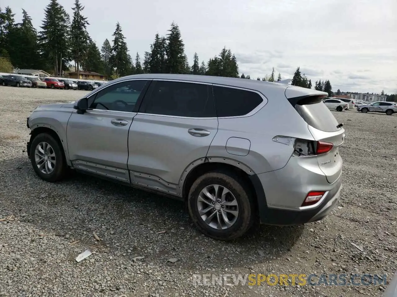 2 fotografías del automóvil dañado 5NMS33AD1LH223493 HYUNDAI SANTA FE 2020