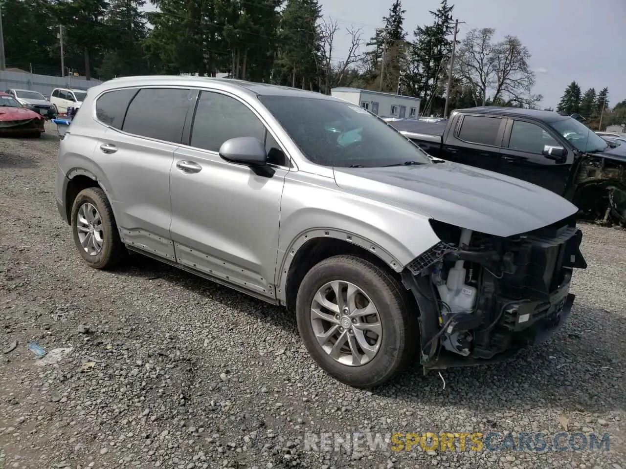 4 fotografías del automóvil dañado 5NMS33AD1LH223493 HYUNDAI SANTA FE 2020