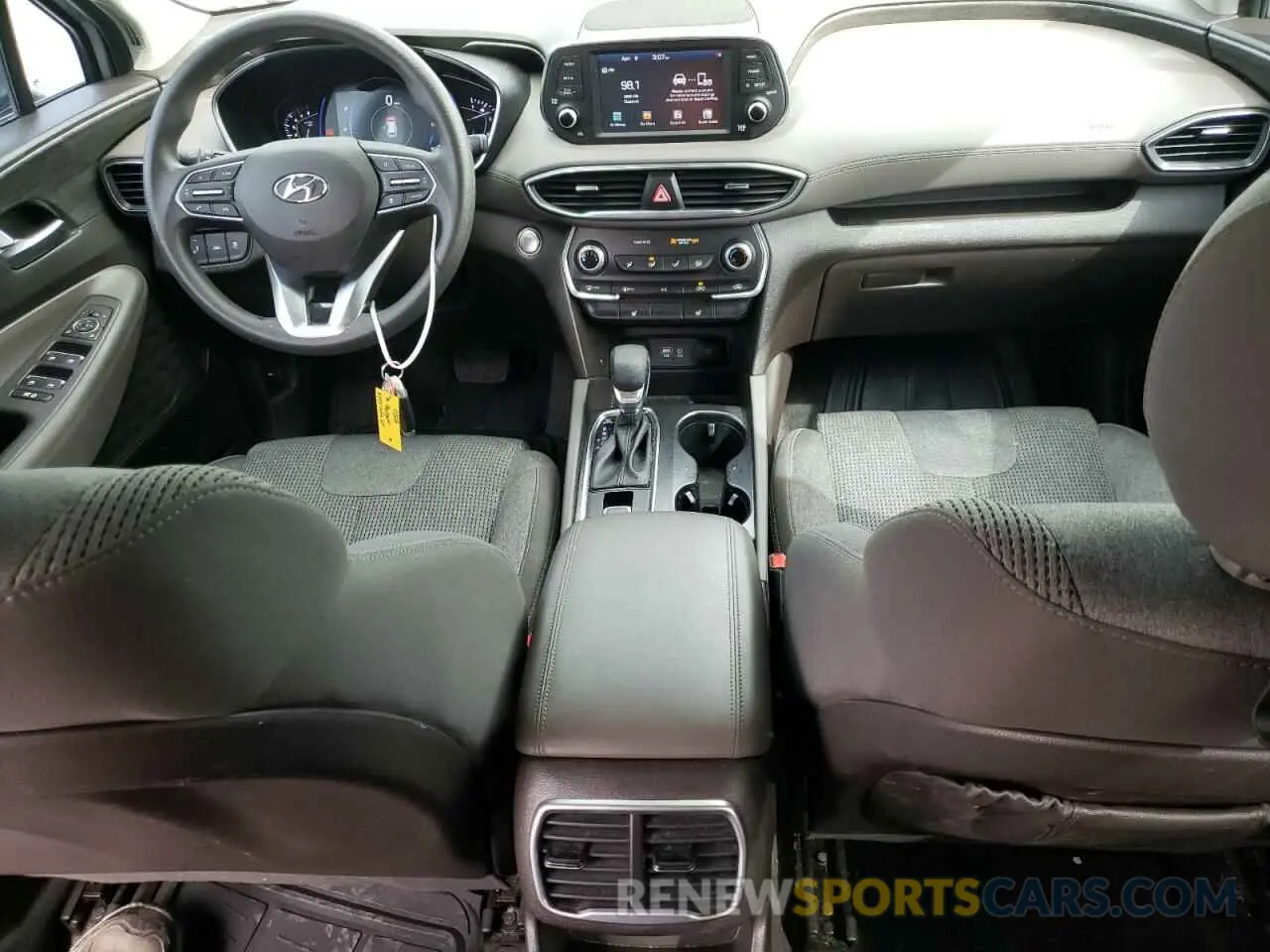 8 fotografías del automóvil dañado 5NMS33AD1LH223493 HYUNDAI SANTA FE 2020