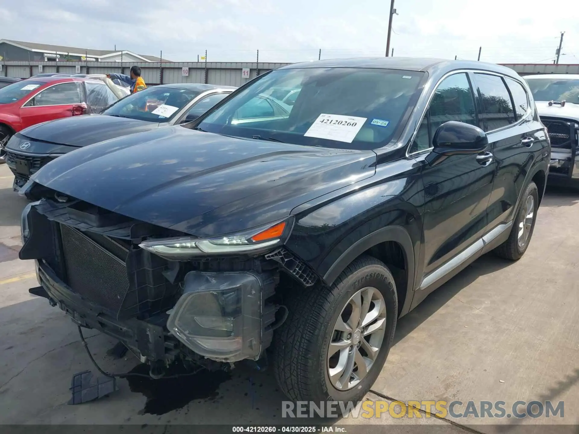 2 fotografías del automóvil dañado 5NMS33AD1LH238527 HYUNDAI SANTA FE 2020