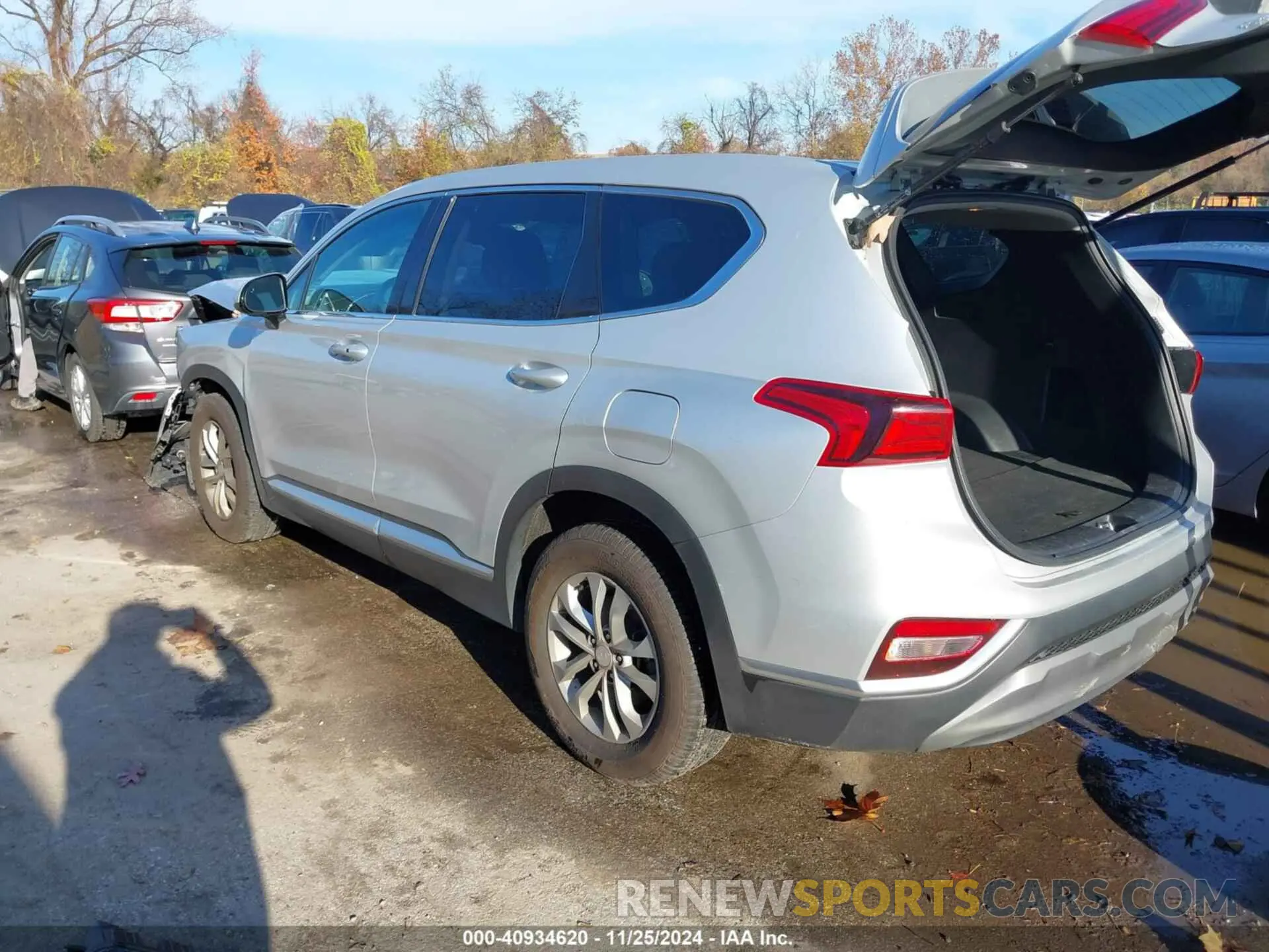 3 fotografías del automóvil dañado 5NMS33AD3LH145797 HYUNDAI SANTA FE 2020