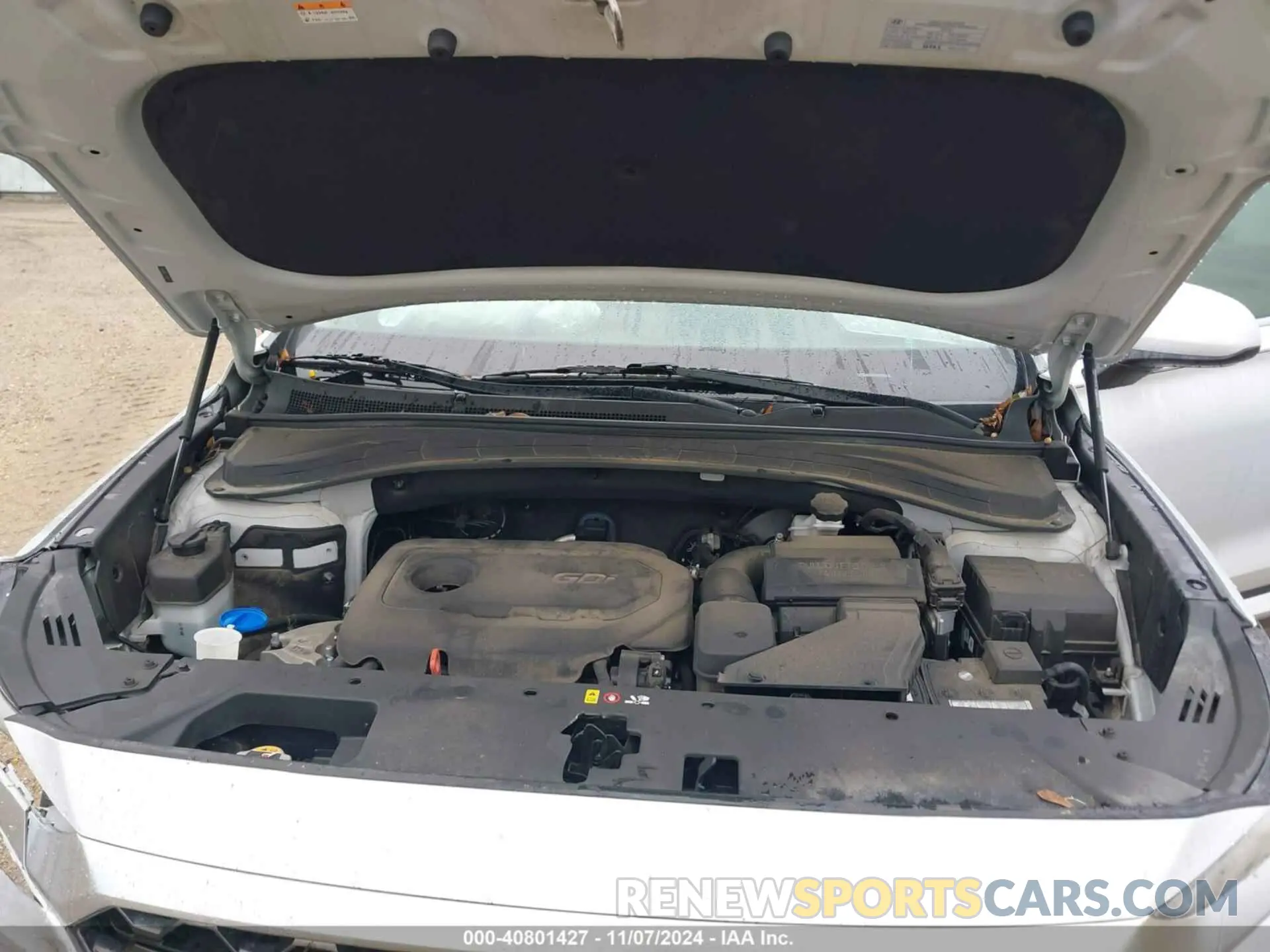 10 fotografías del automóvil dañado 5NMS33AD3LH170537 HYUNDAI SANTA FE 2020