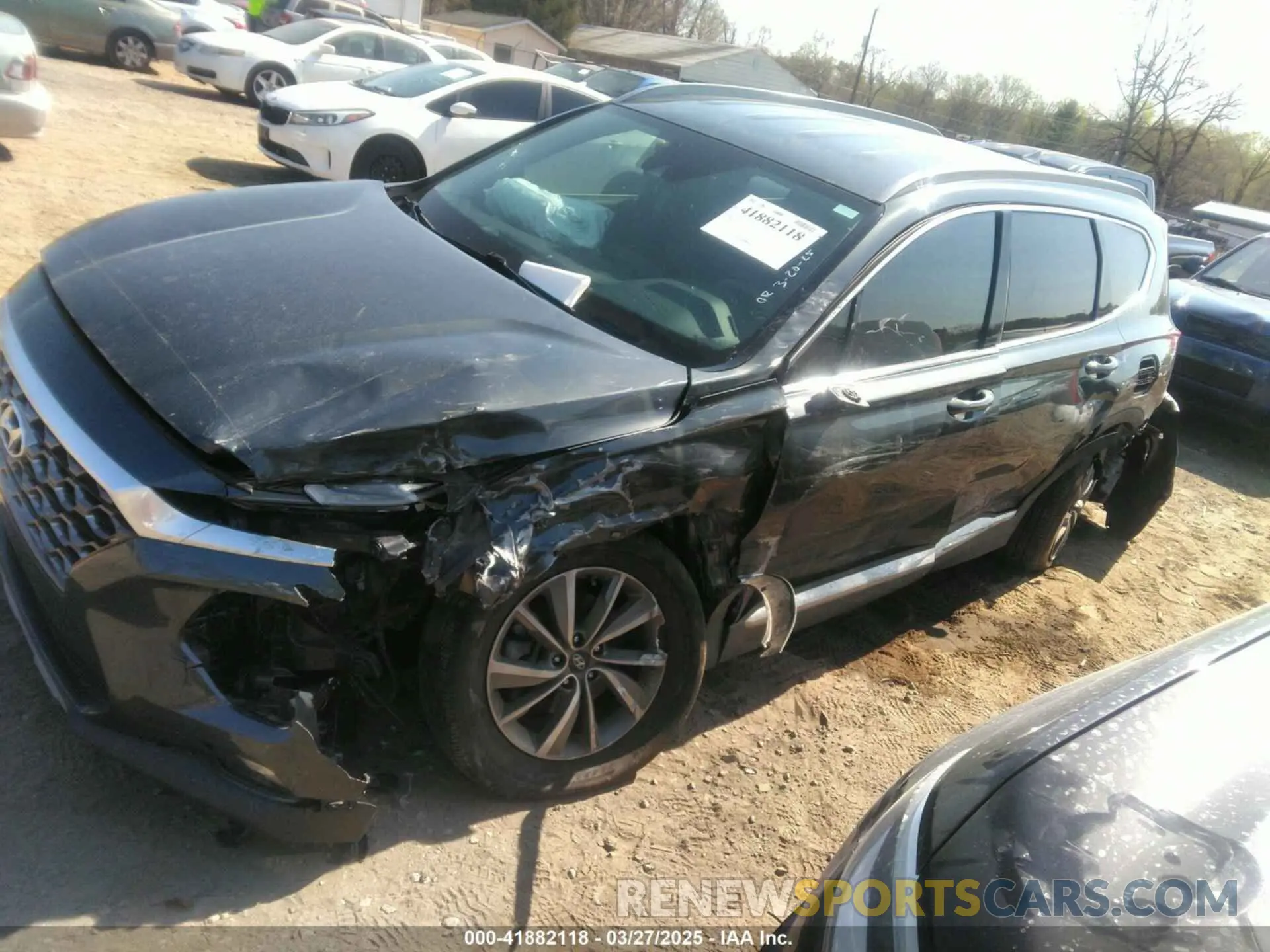 2 fotografías del automóvil dañado 5NMS33AD3LH193638 HYUNDAI SANTA FE 2020