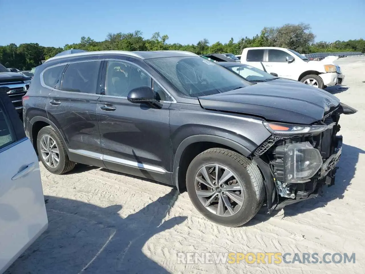 4 fotografías del automóvil dañado 5NMS33AD3LH231904 HYUNDAI SANTA FE 2020