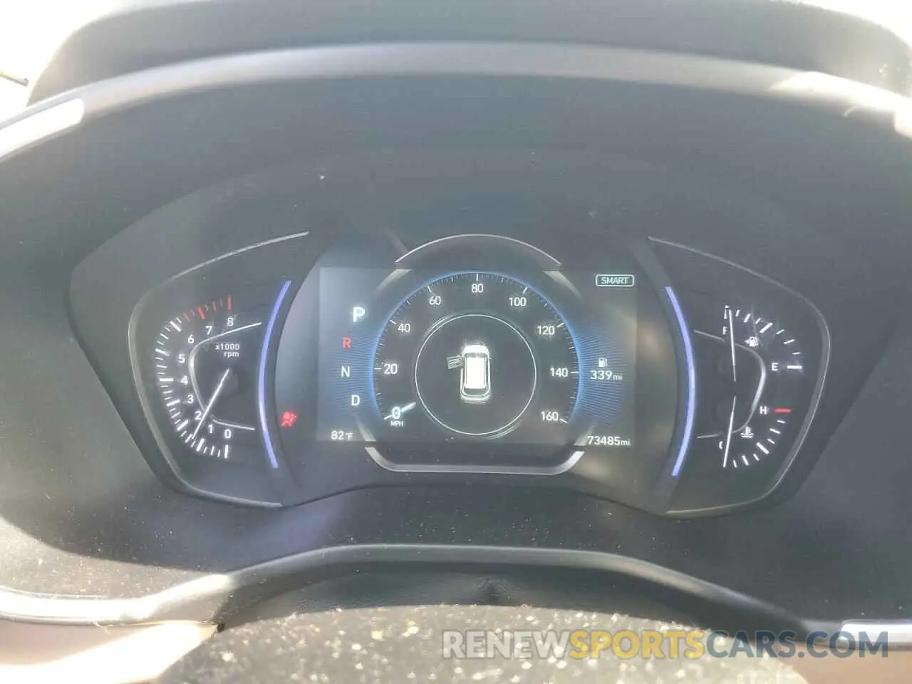 9 fotografías del automóvil dañado 5NMS33AD3LH231904 HYUNDAI SANTA FE 2020