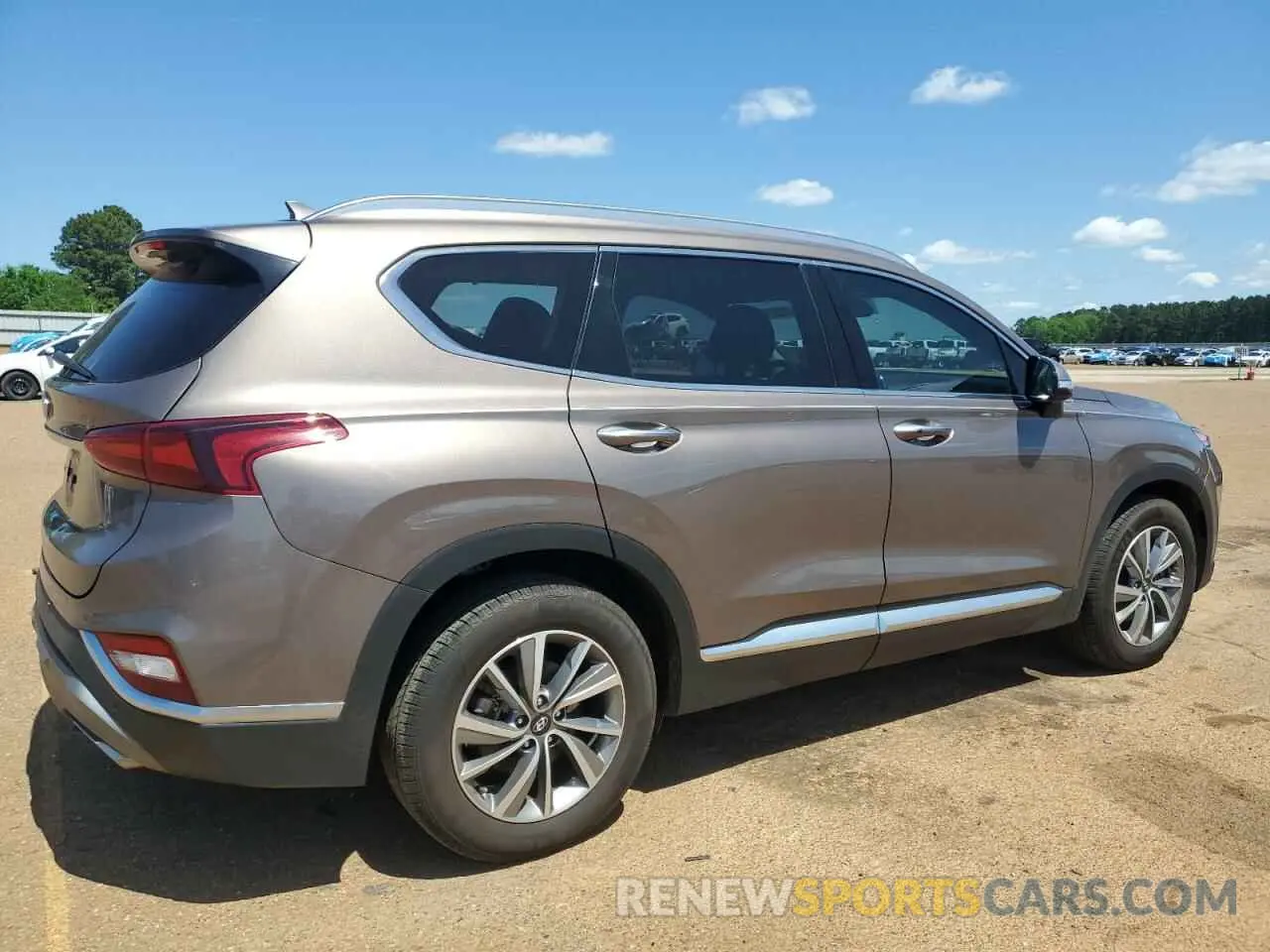3 fotografías del automóvil dañado 5NMS33AD3LH243244 HYUNDAI SANTA FE 2020