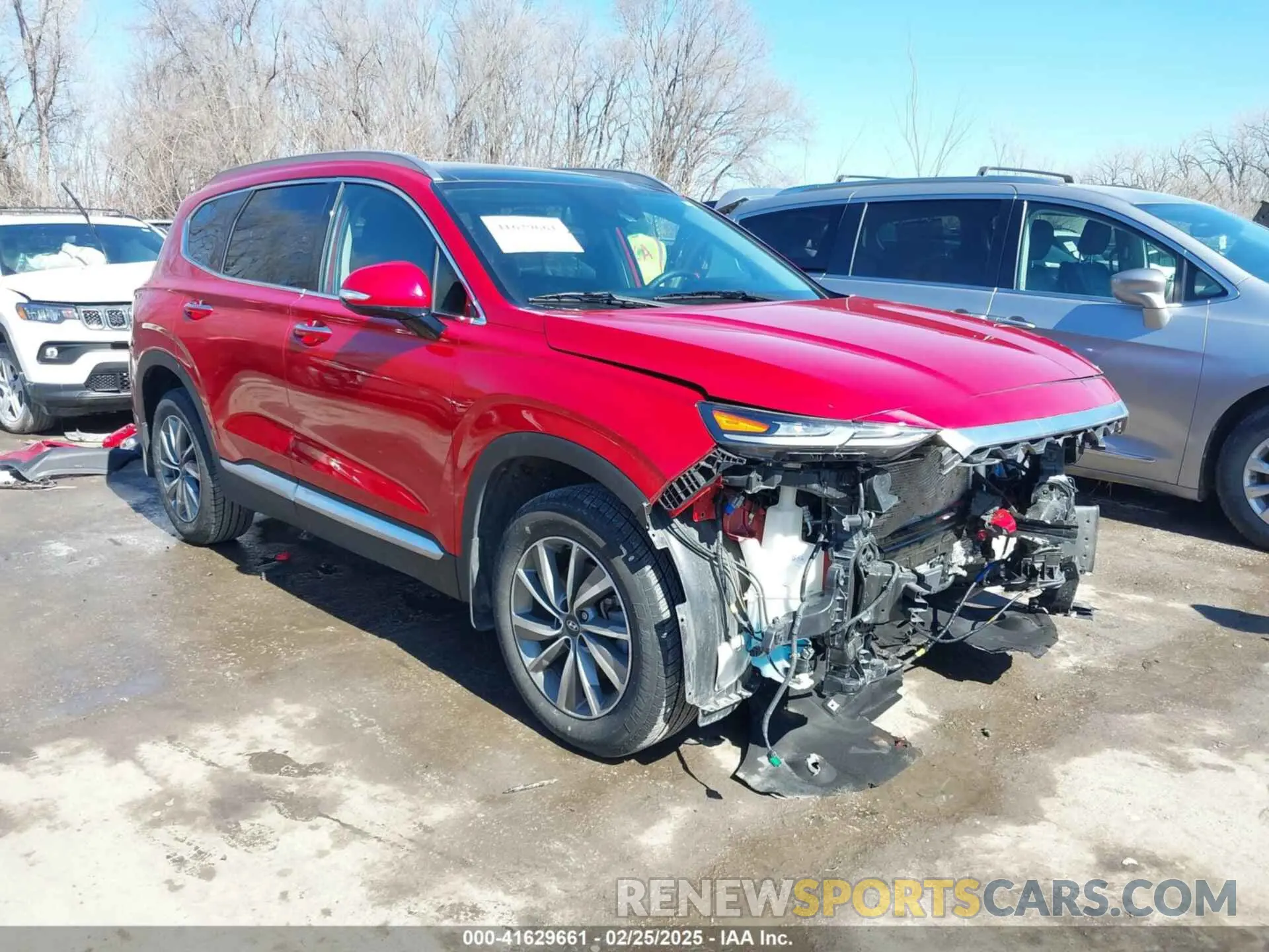 1 fotografías del automóvil dañado 5NMS33AD3LH254602 HYUNDAI SANTA FE 2020