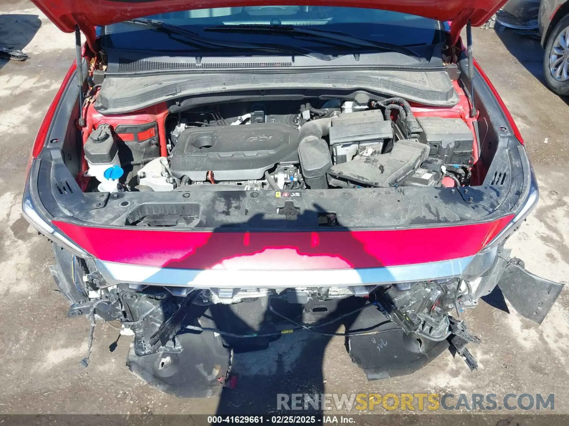 10 fotografías del automóvil dañado 5NMS33AD3LH254602 HYUNDAI SANTA FE 2020