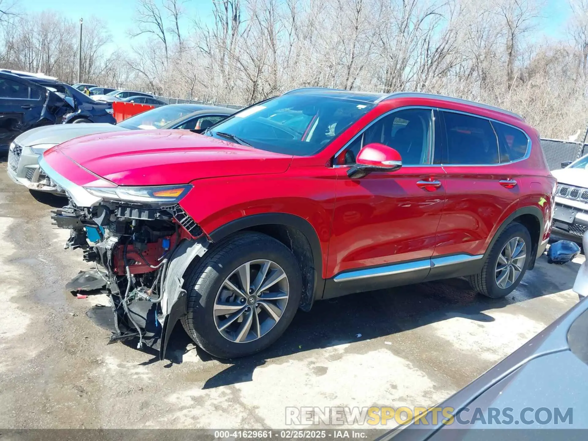 15 fotografías del automóvil dañado 5NMS33AD3LH254602 HYUNDAI SANTA FE 2020