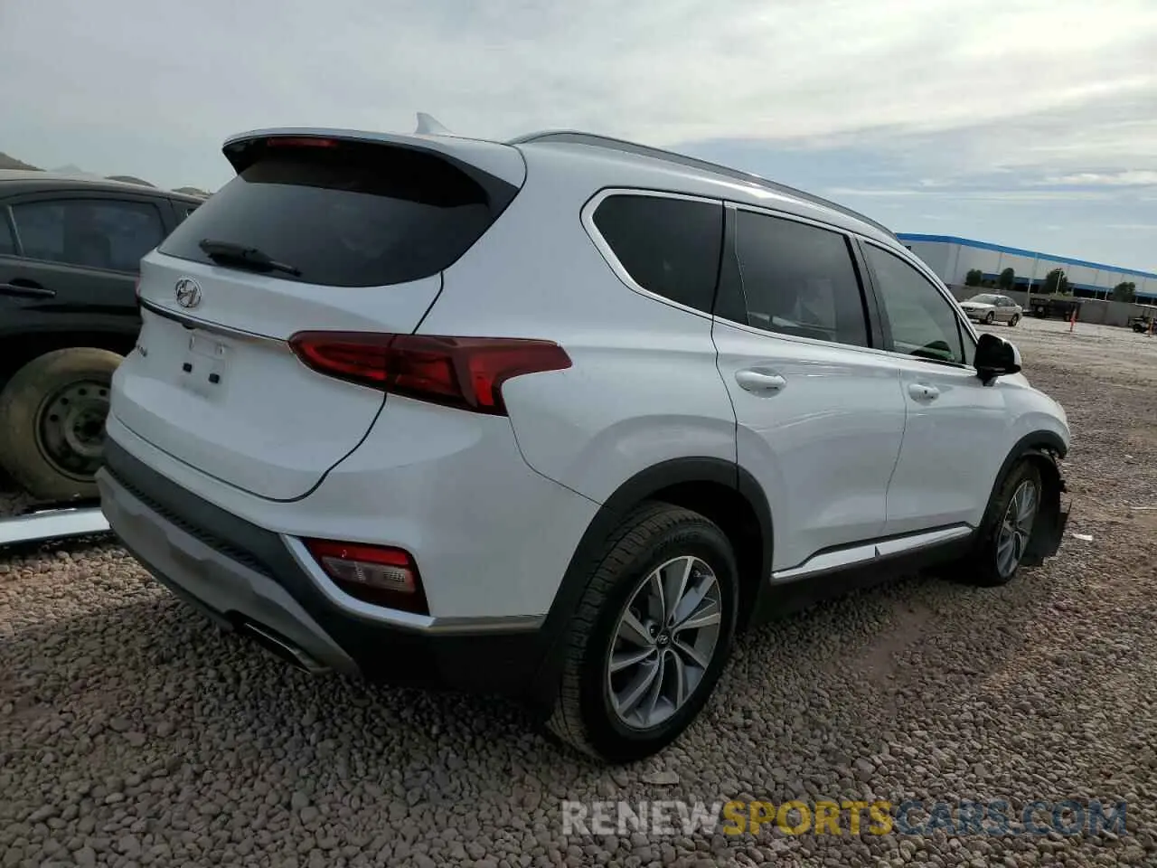 3 fotografías del automóvil dañado 5NMS33AD4LH156209 HYUNDAI SANTA FE 2020