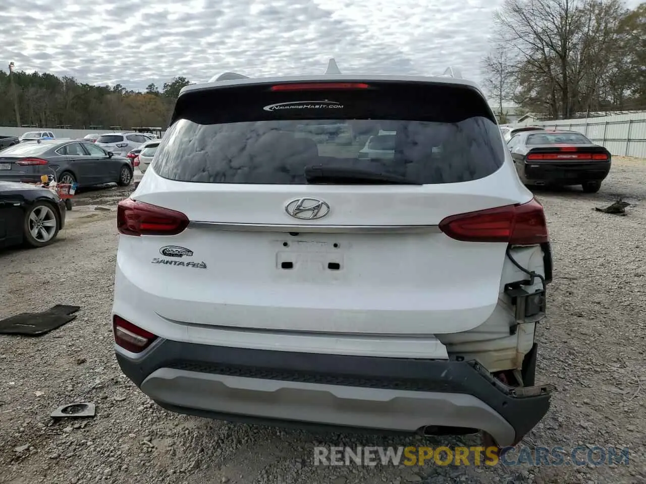 6 fotografías del automóvil dañado 5NMS33AD4LH248968 HYUNDAI SANTA FE 2020