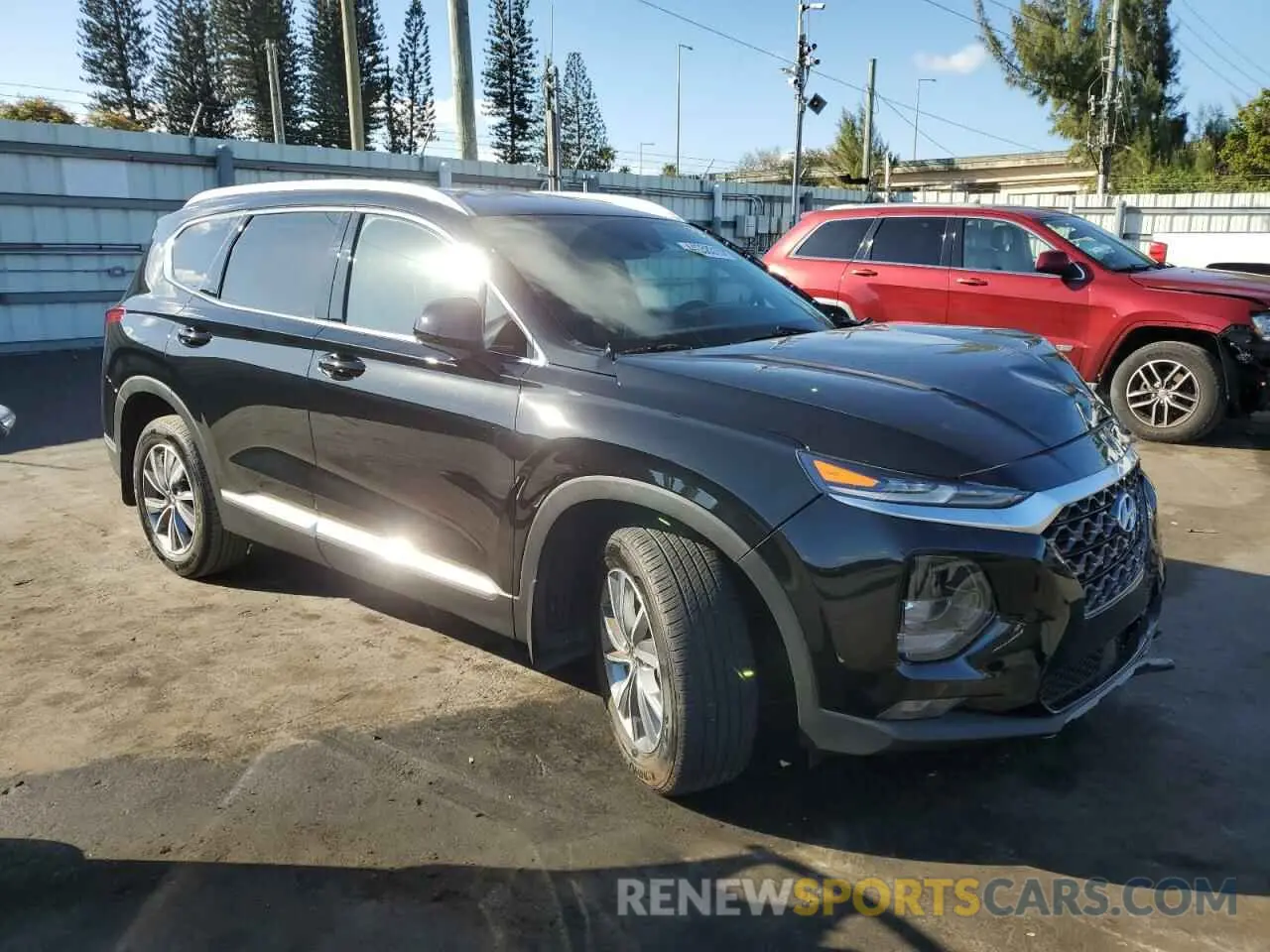 4 fotografías del automóvil dañado 5NMS33AD4LH249067 HYUNDAI SANTA FE 2020