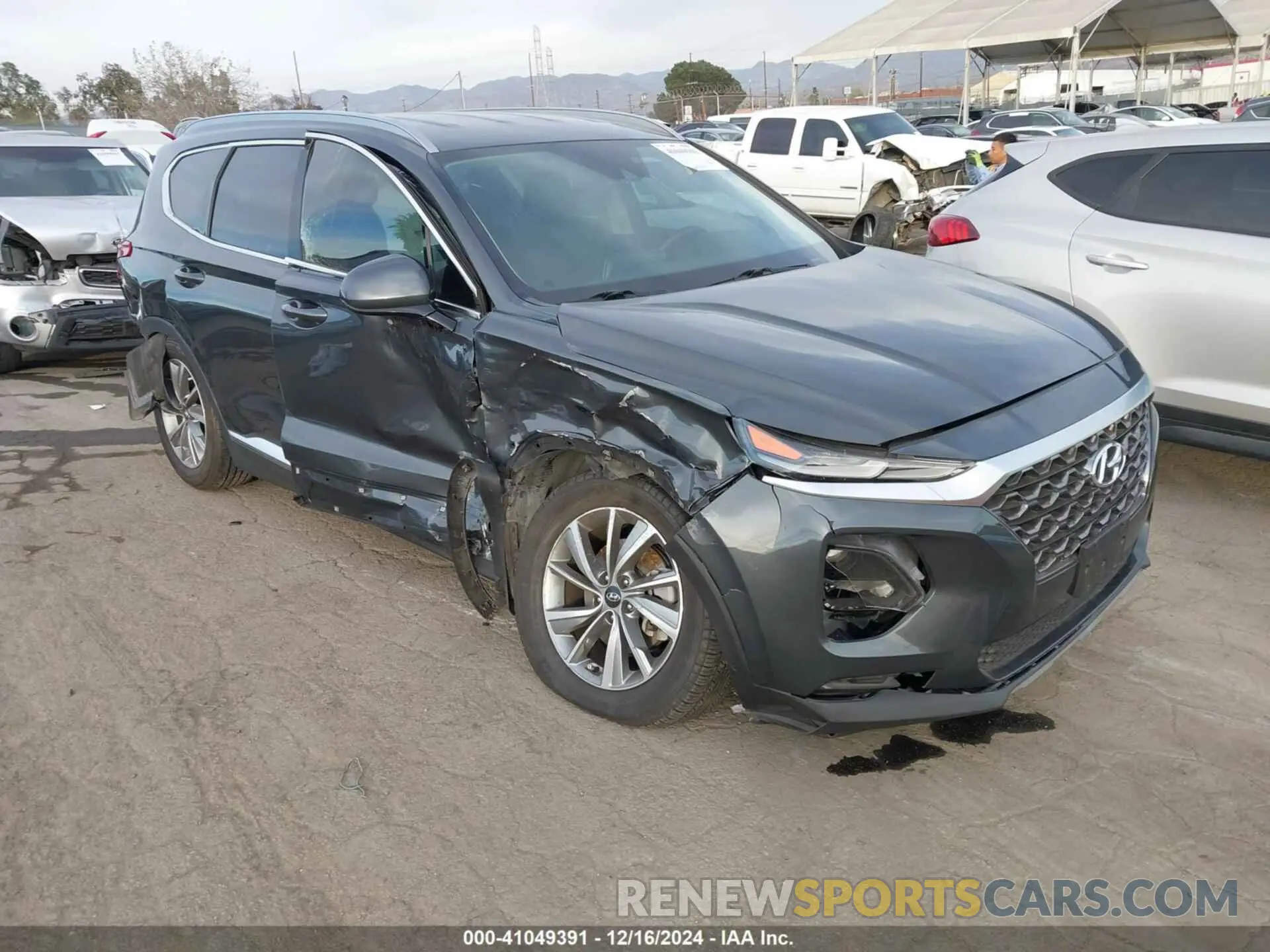 1 fotografías del automóvil dañado 5NMS33AD5LH155943 HYUNDAI SANTA FE 2020