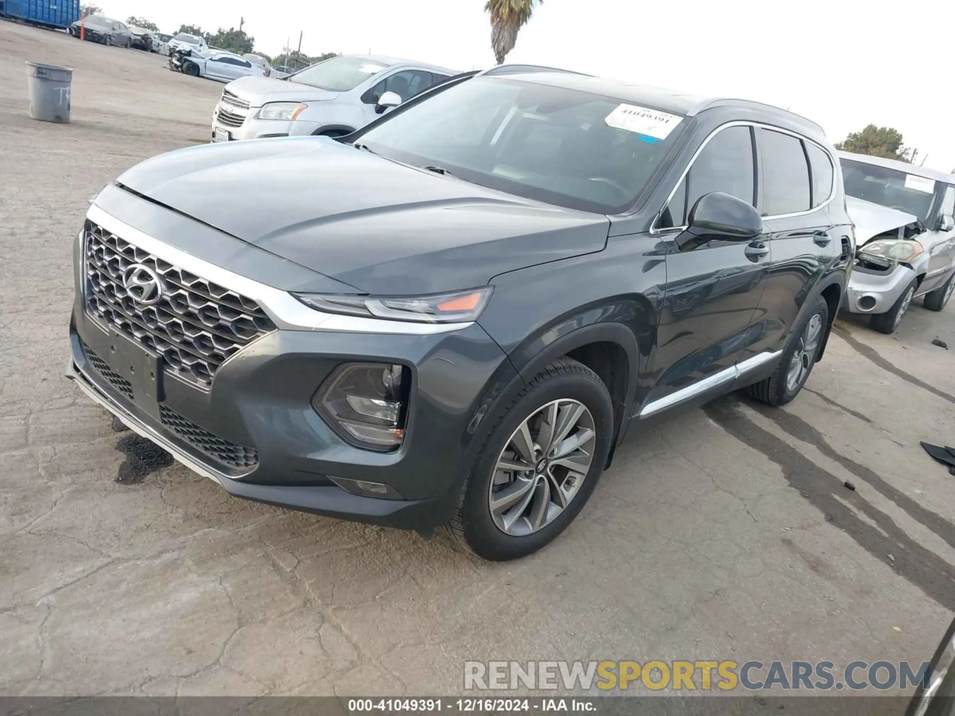 2 fotografías del automóvil dañado 5NMS33AD5LH155943 HYUNDAI SANTA FE 2020