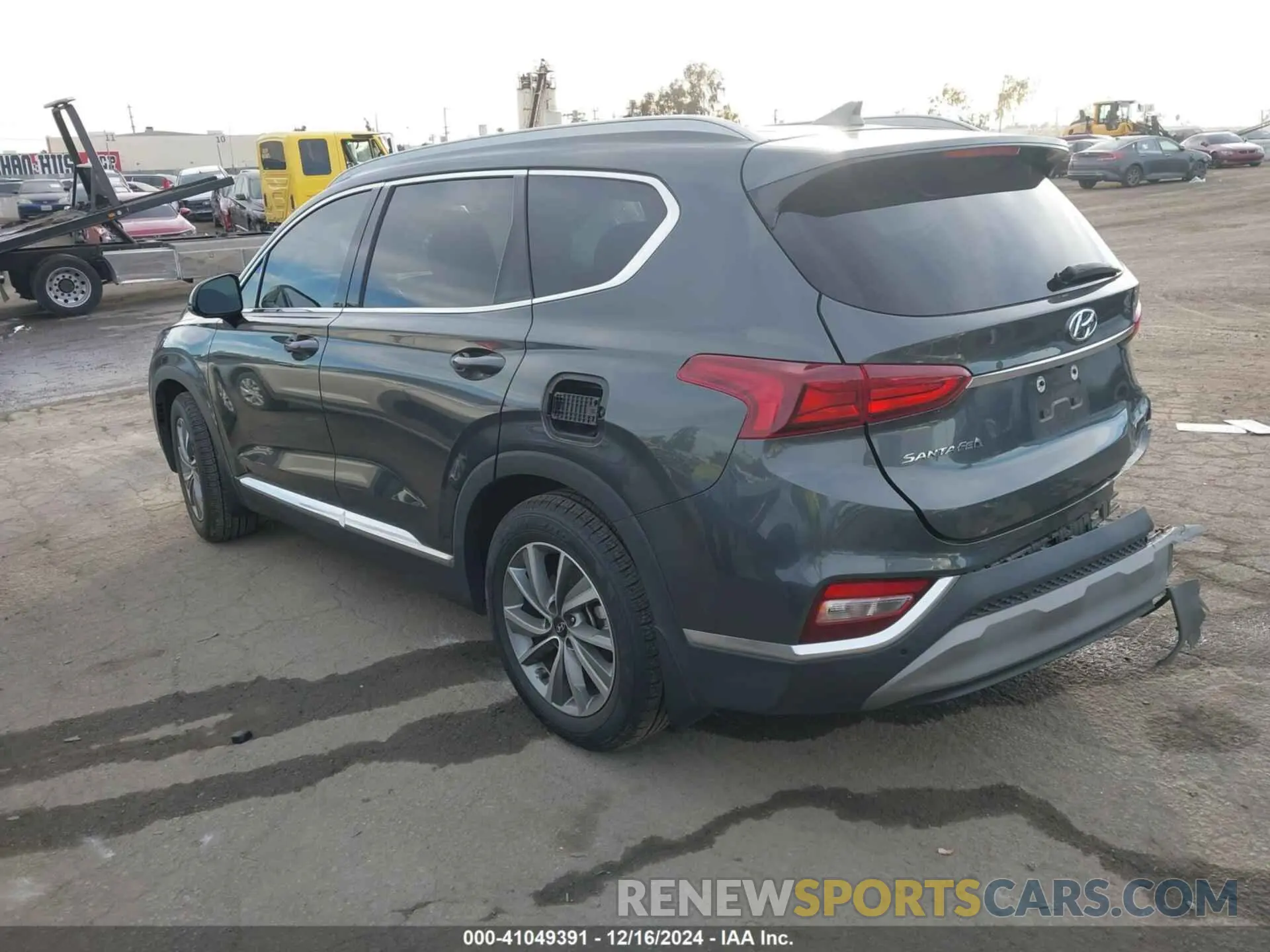 3 fotografías del automóvil dañado 5NMS33AD5LH155943 HYUNDAI SANTA FE 2020