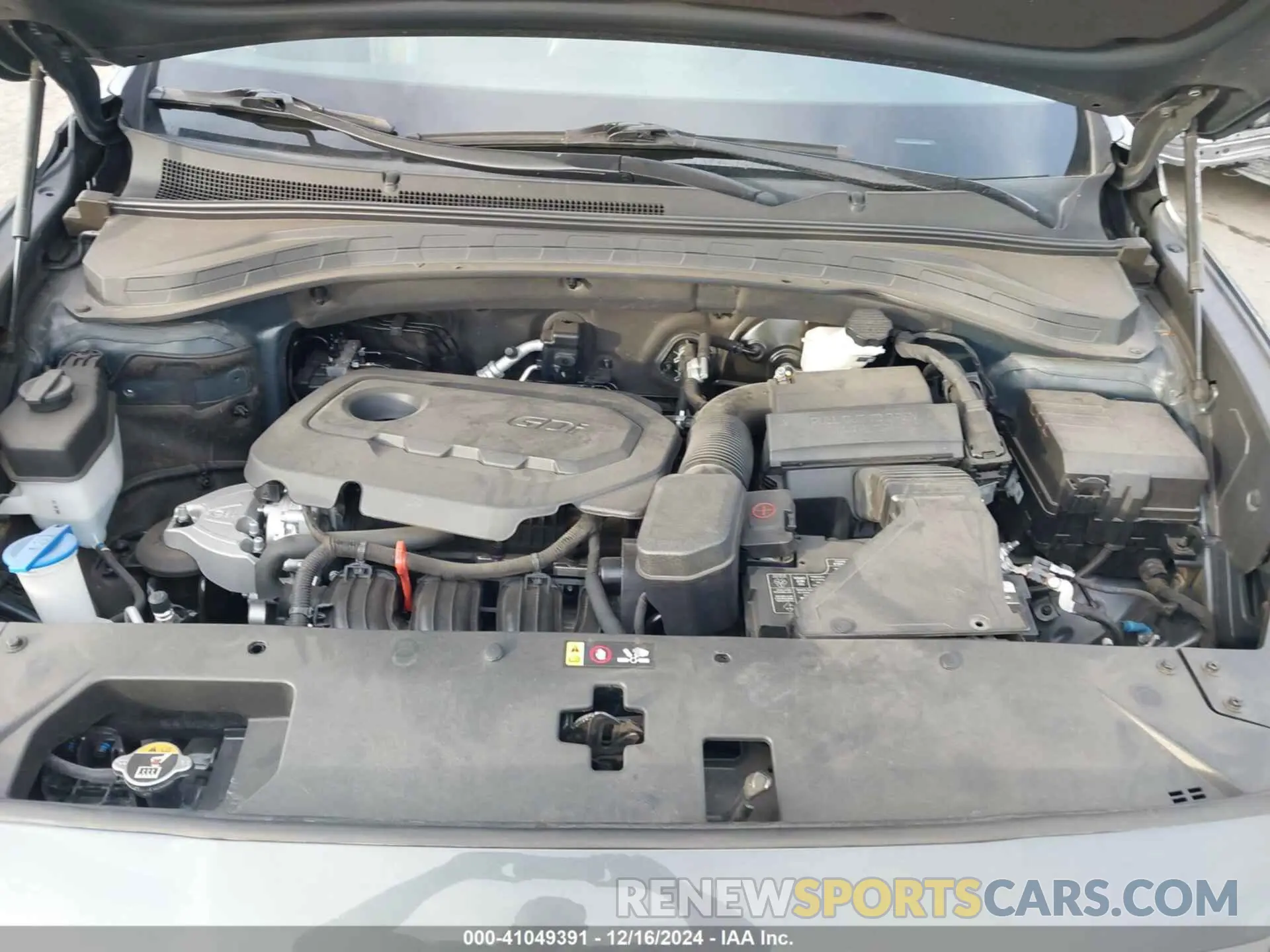 9 fotografías del automóvil dañado 5NMS33AD5LH155943 HYUNDAI SANTA FE 2020