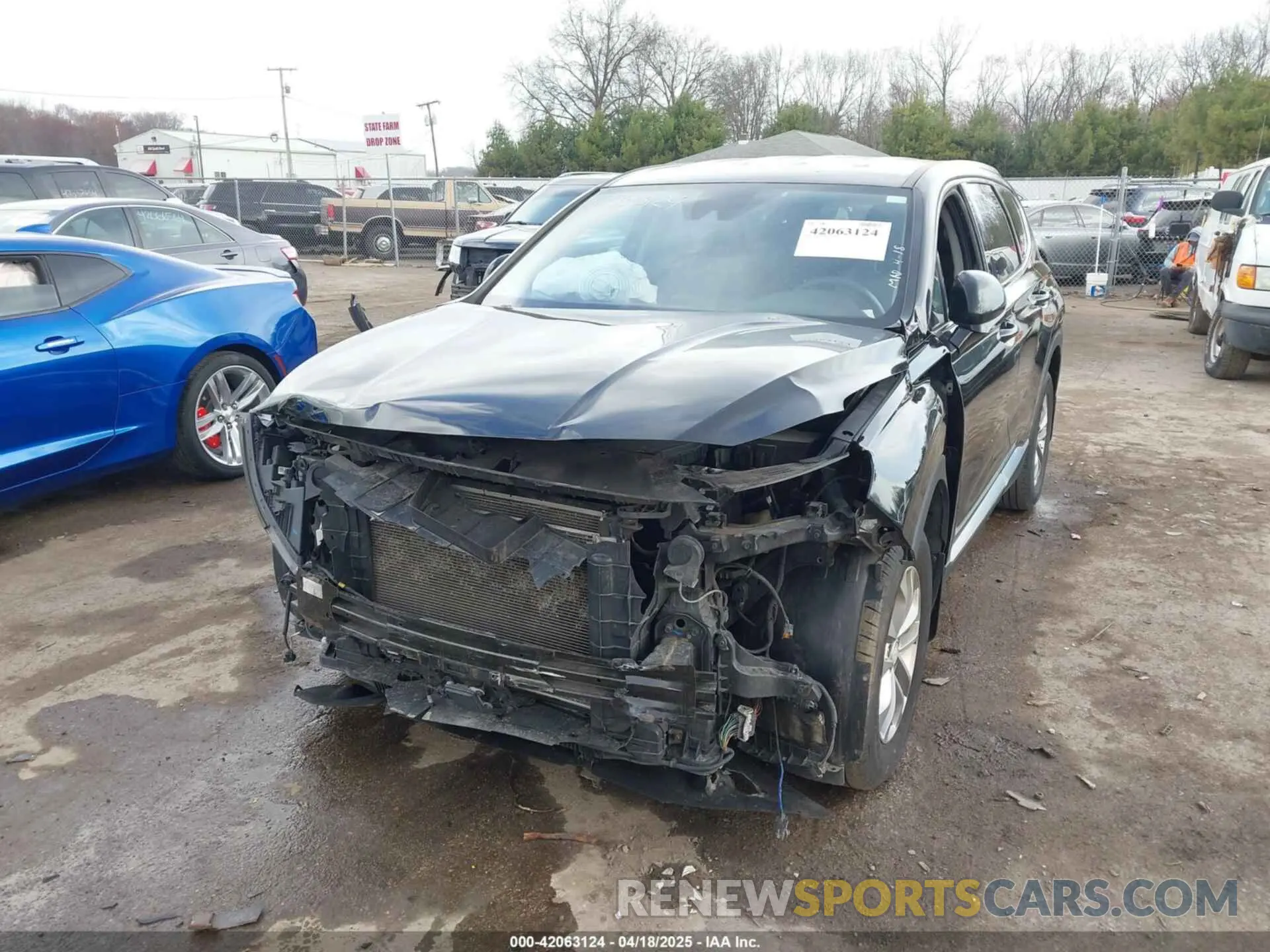 2 fotografías del automóvil dañado 5NMS33AD5LH221648 HYUNDAI SANTA FE 2020