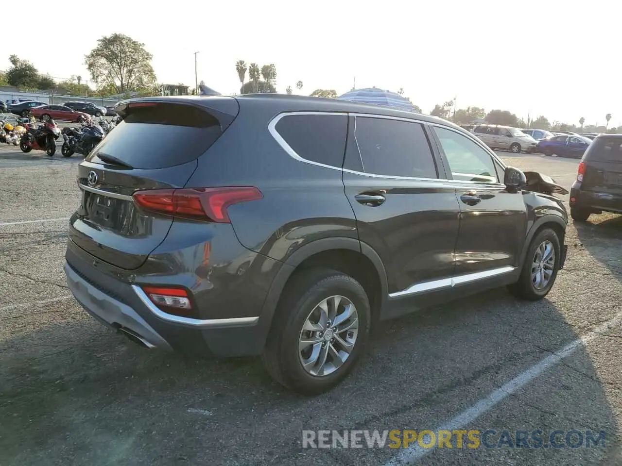 3 fotografías del automóvil dañado 5NMS33AD6LH184769 HYUNDAI SANTA FE 2020