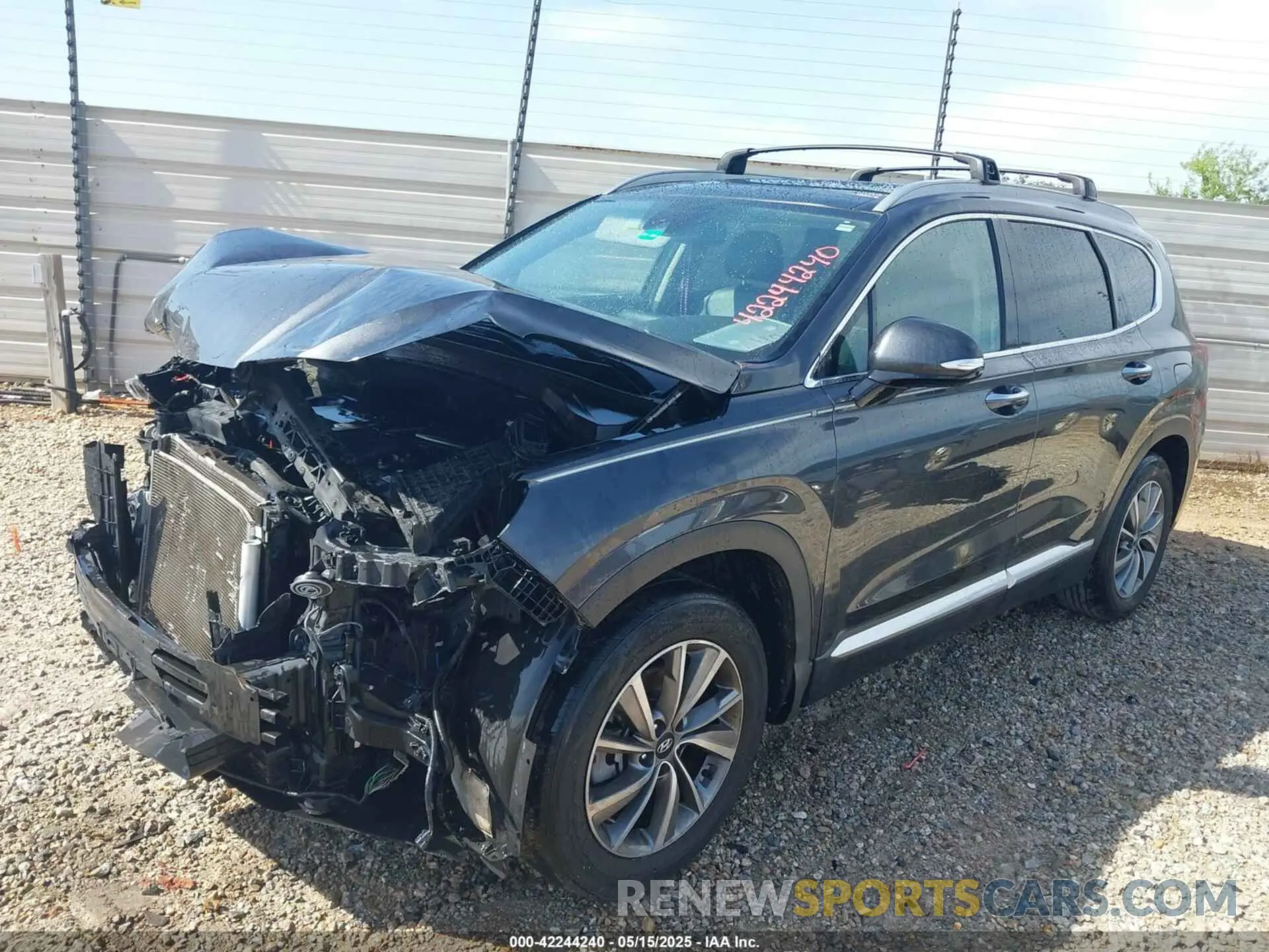 2 fotografías del automóvil dañado 5NMS33AD6LH188711 HYUNDAI SANTA FE 2020
