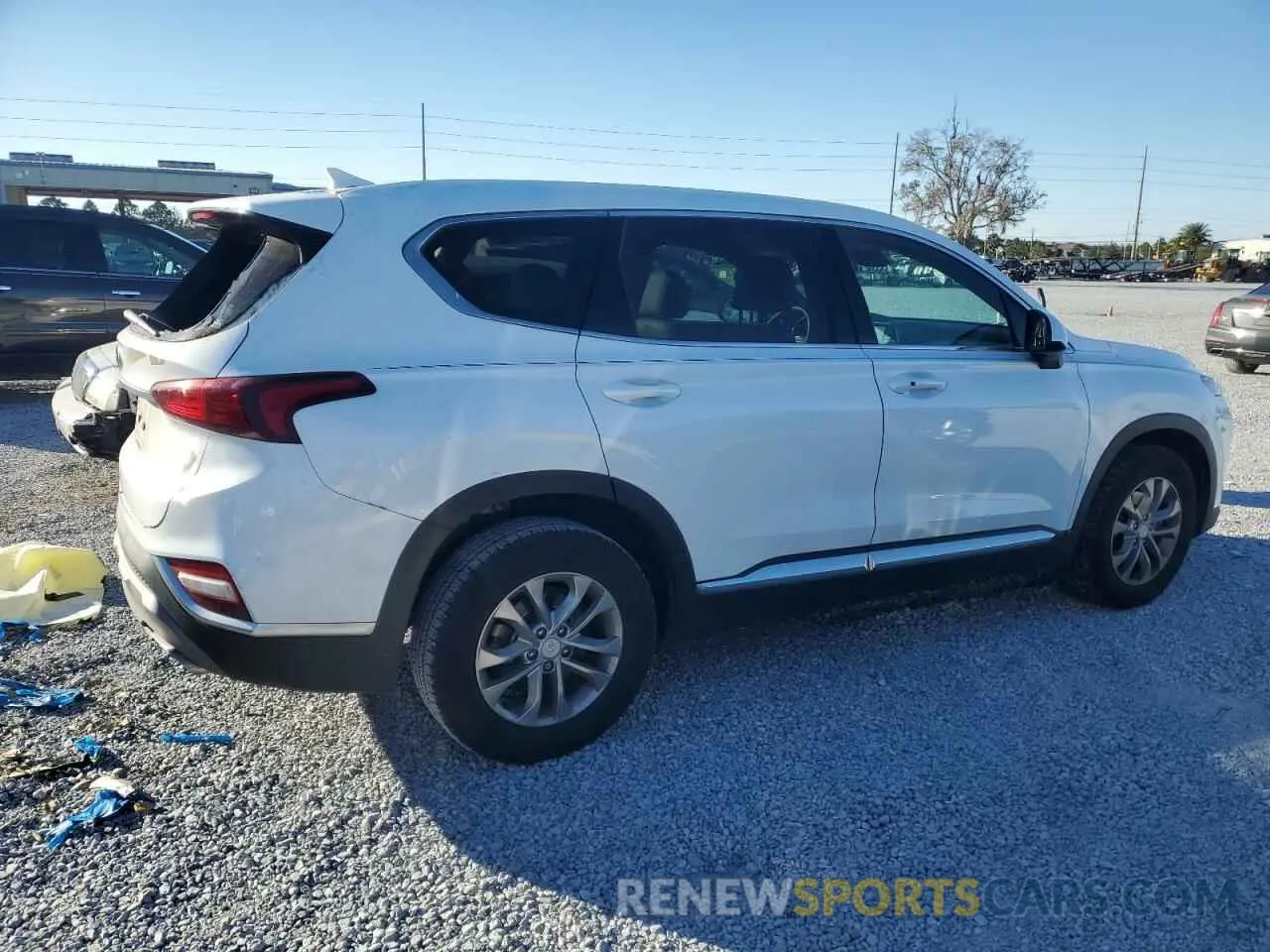 3 fotografías del automóvil dañado 5NMS33AD6LH197196 HYUNDAI SANTA FE 2020