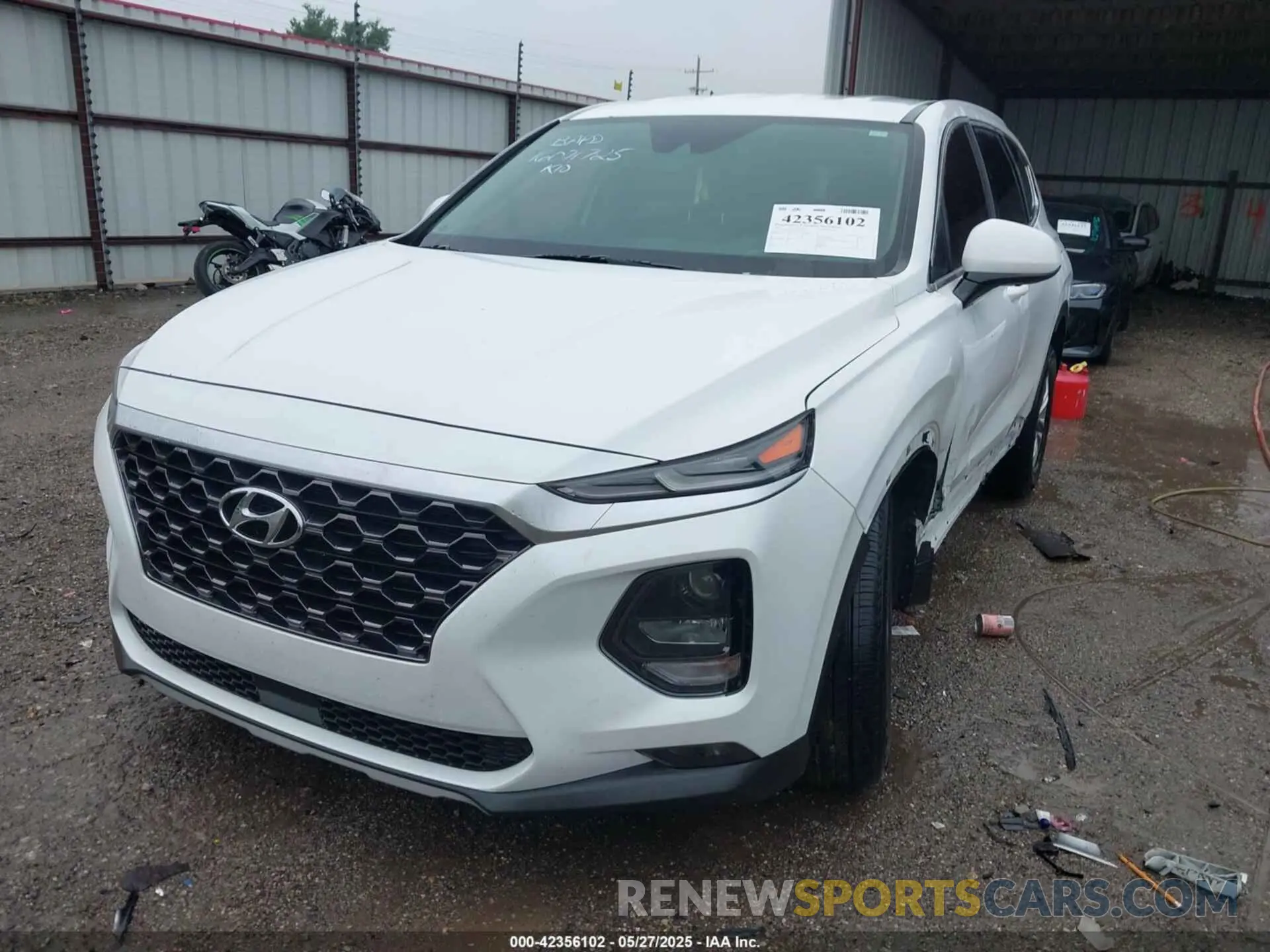 2 fotografías del automóvil dañado 5NMS33AD6LH224266 HYUNDAI SANTA FE 2020