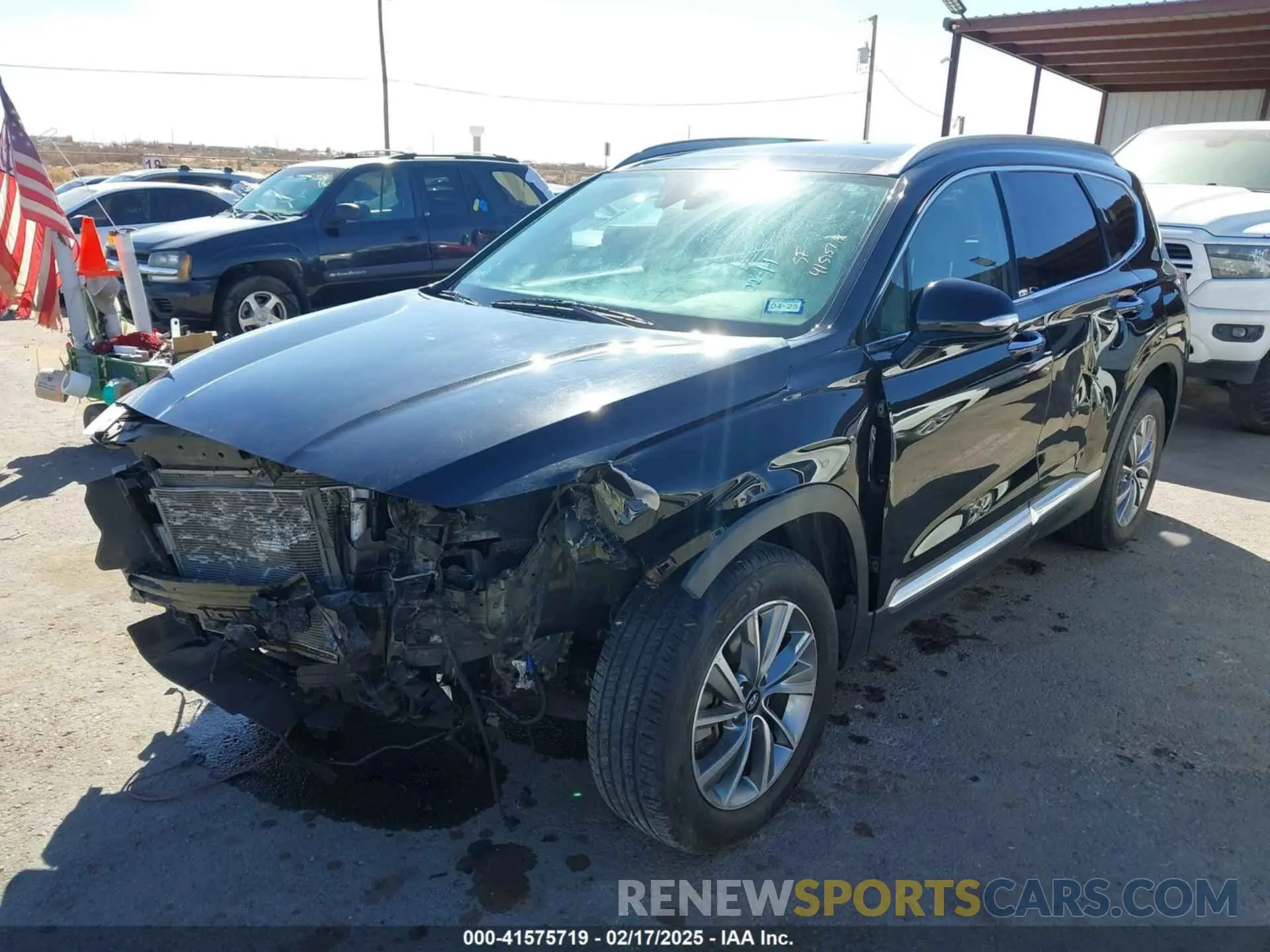 2 fotografías del automóvil dañado 5NMS33AD7LH137279 HYUNDAI SANTA FE 2020
