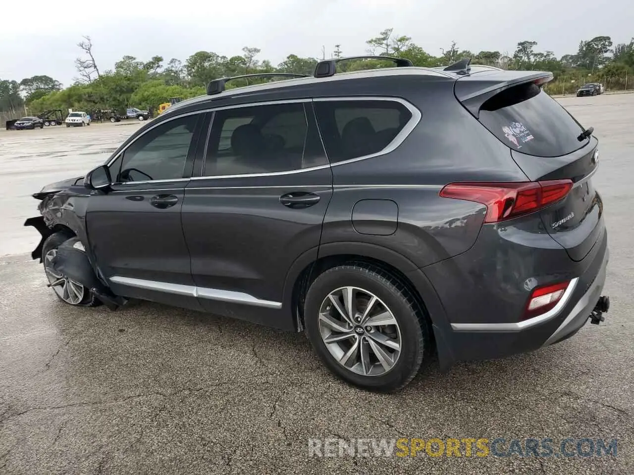 2 fotografías del automóvil dañado 5NMS33AD7LH232926 HYUNDAI SANTA FE 2020