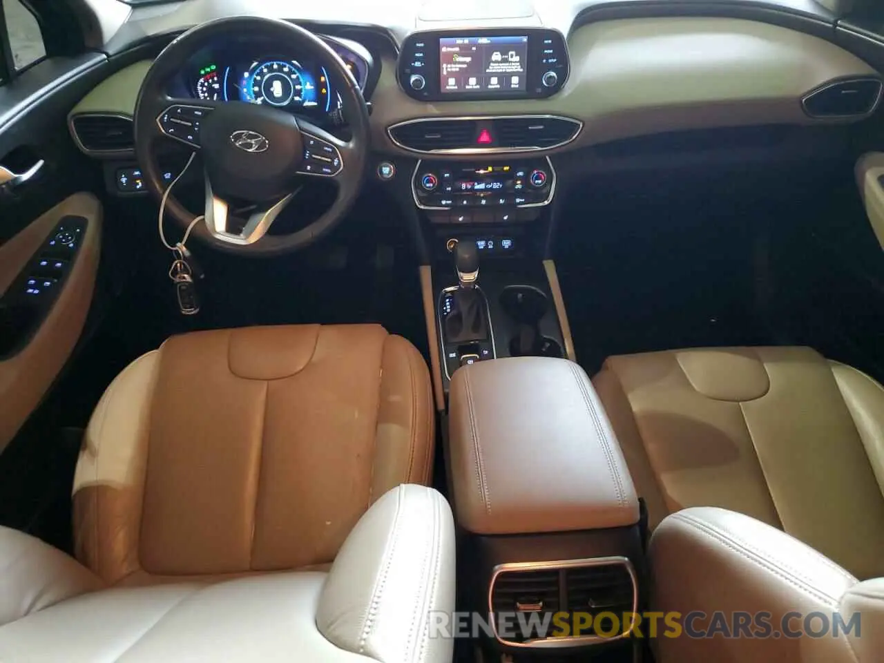8 fotografías del automóvil dañado 5NMS33AD7LH232926 HYUNDAI SANTA FE 2020