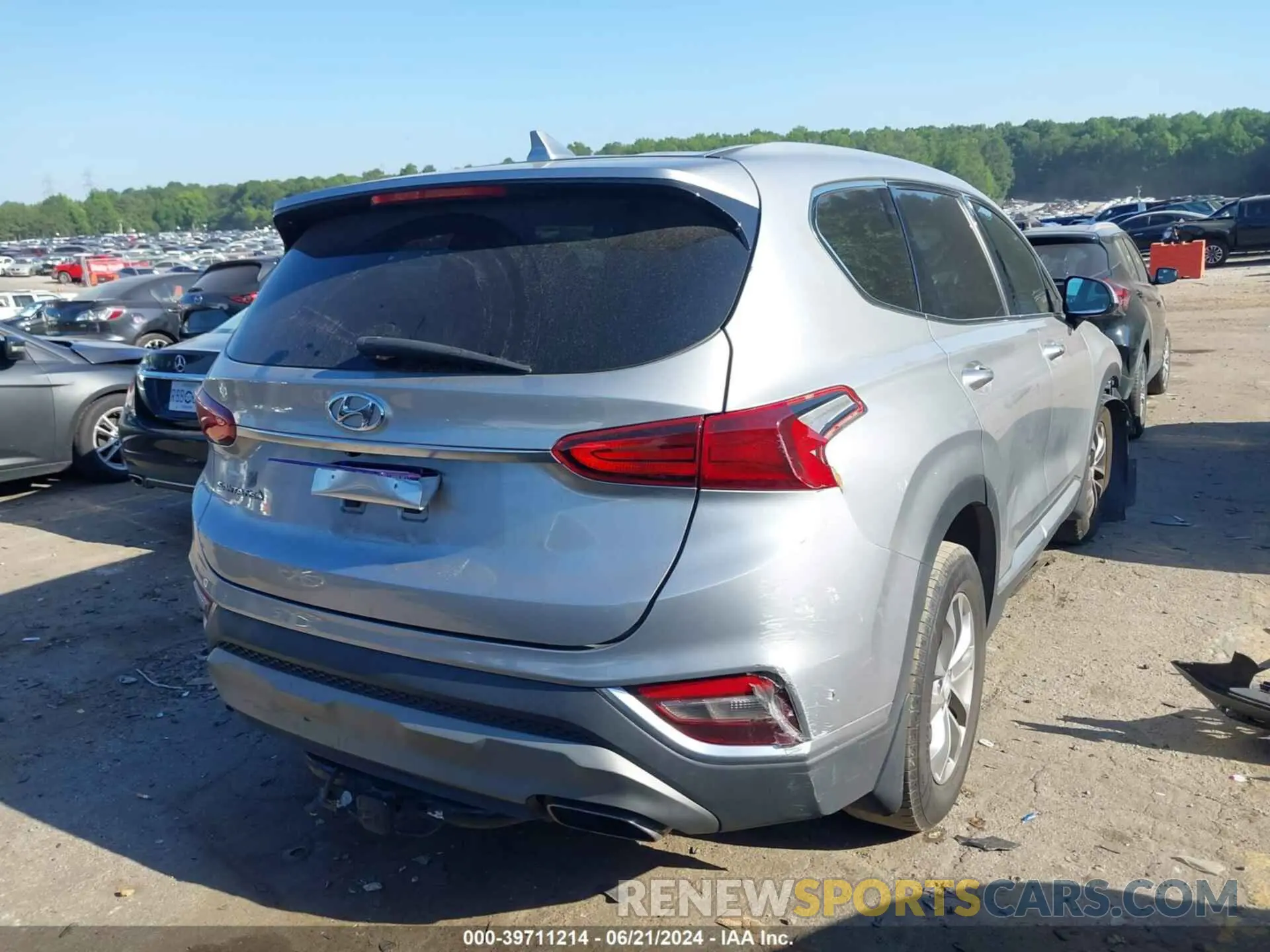4 fotografías del automóvil dañado 5NMS33AD8LH190251 HYUNDAI SANTA FE 2020