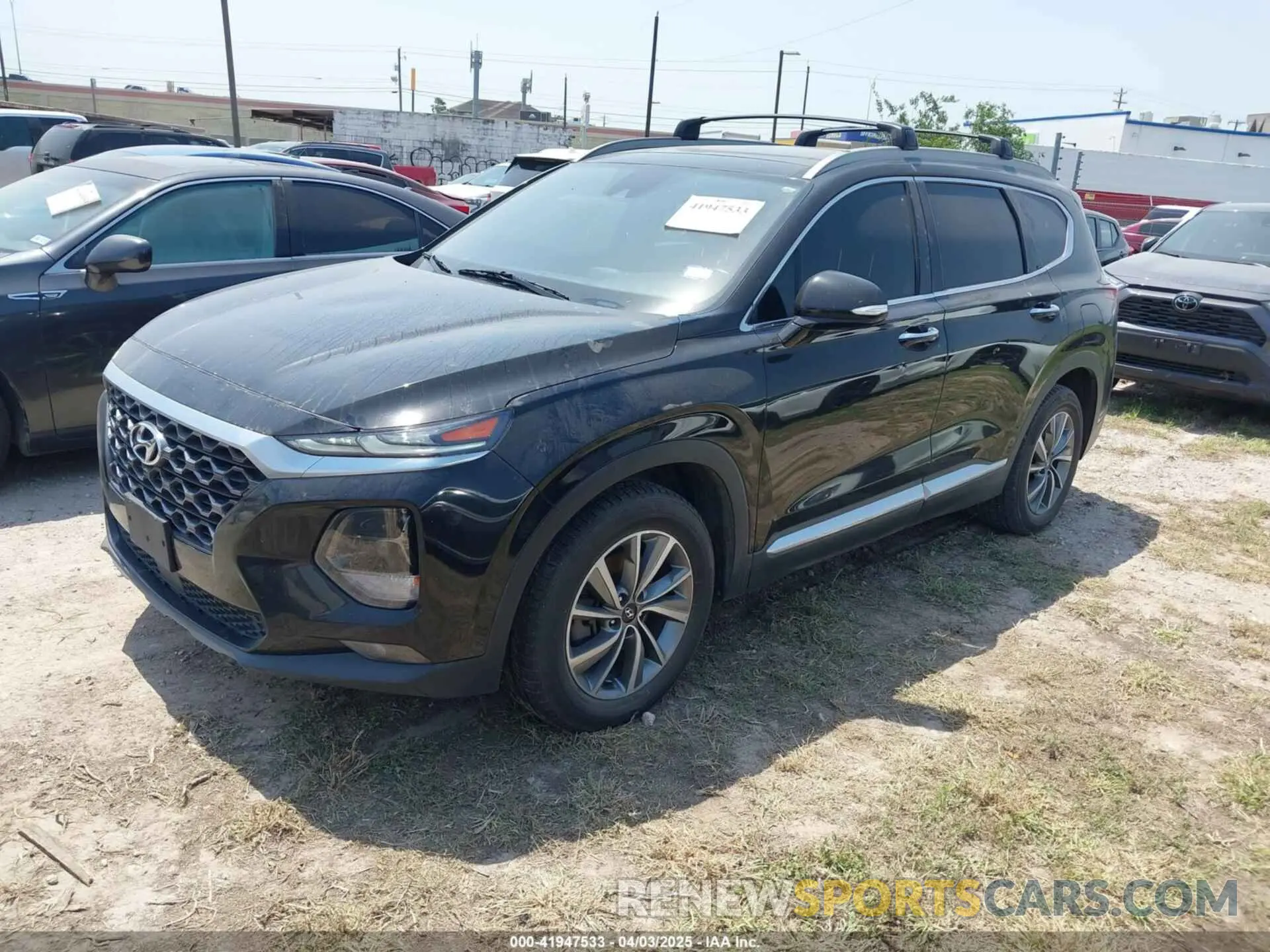2 fotografías del automóvil dañado 5NMS33AD8LH214712 HYUNDAI SANTA FE 2020