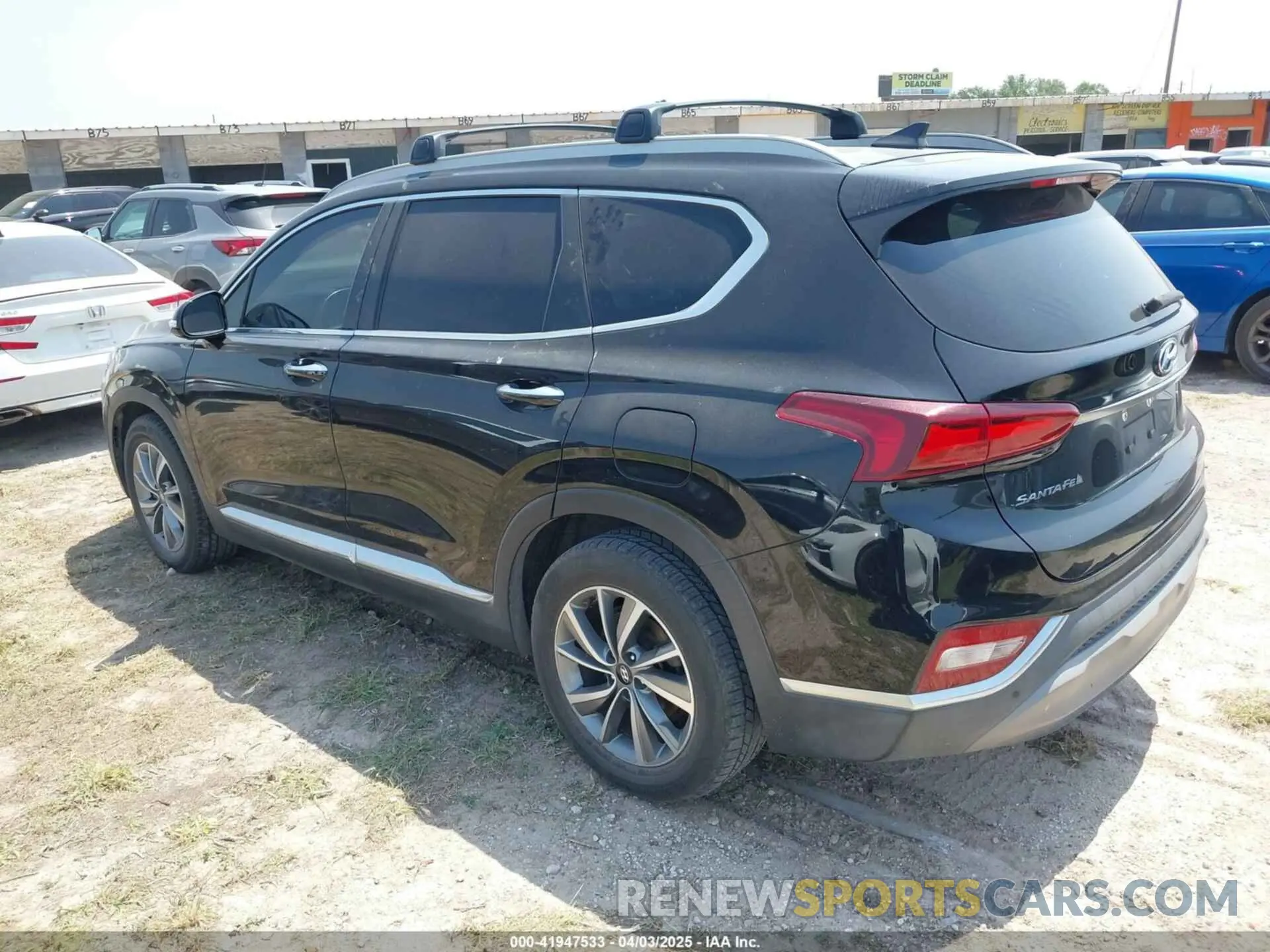 3 fotografías del automóvil dañado 5NMS33AD8LH214712 HYUNDAI SANTA FE 2020
